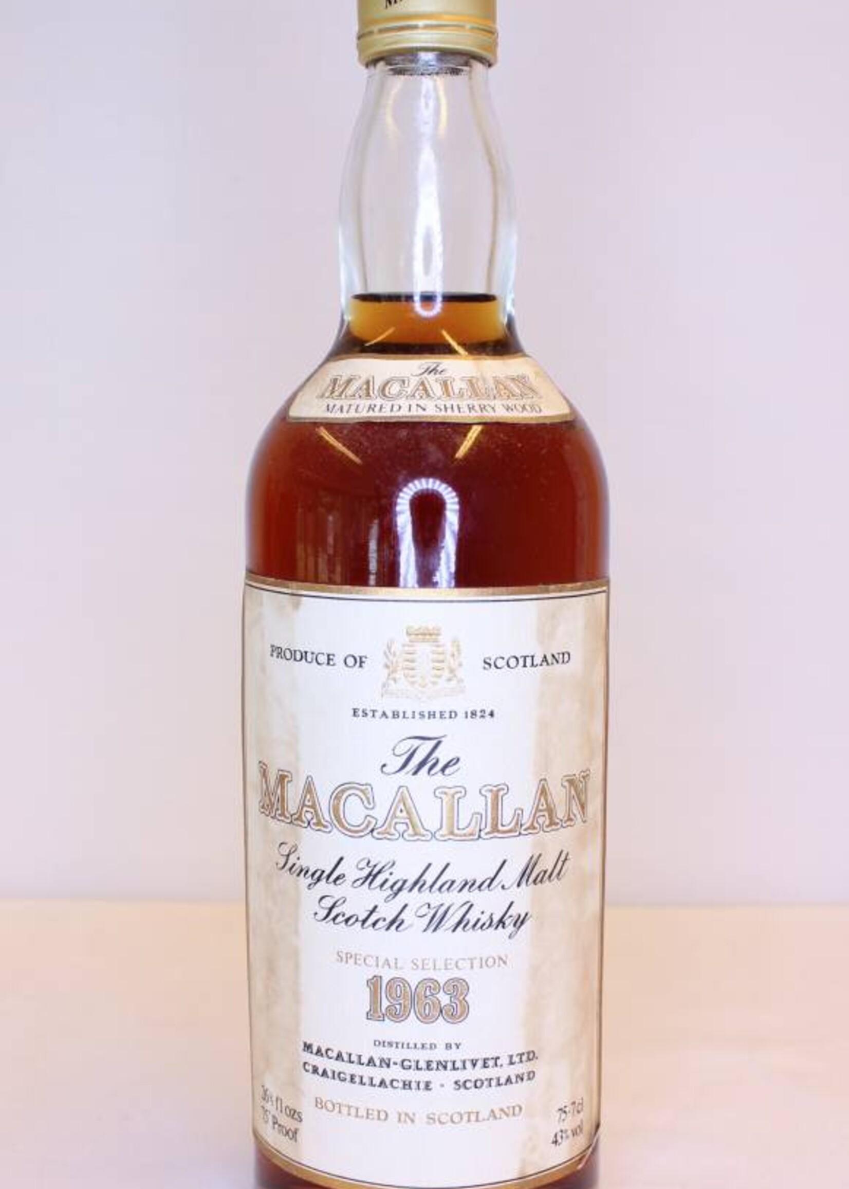 The Macallan Macallan 1963 Special Selection - Sherry Wood 43% (75.7cl Edition)