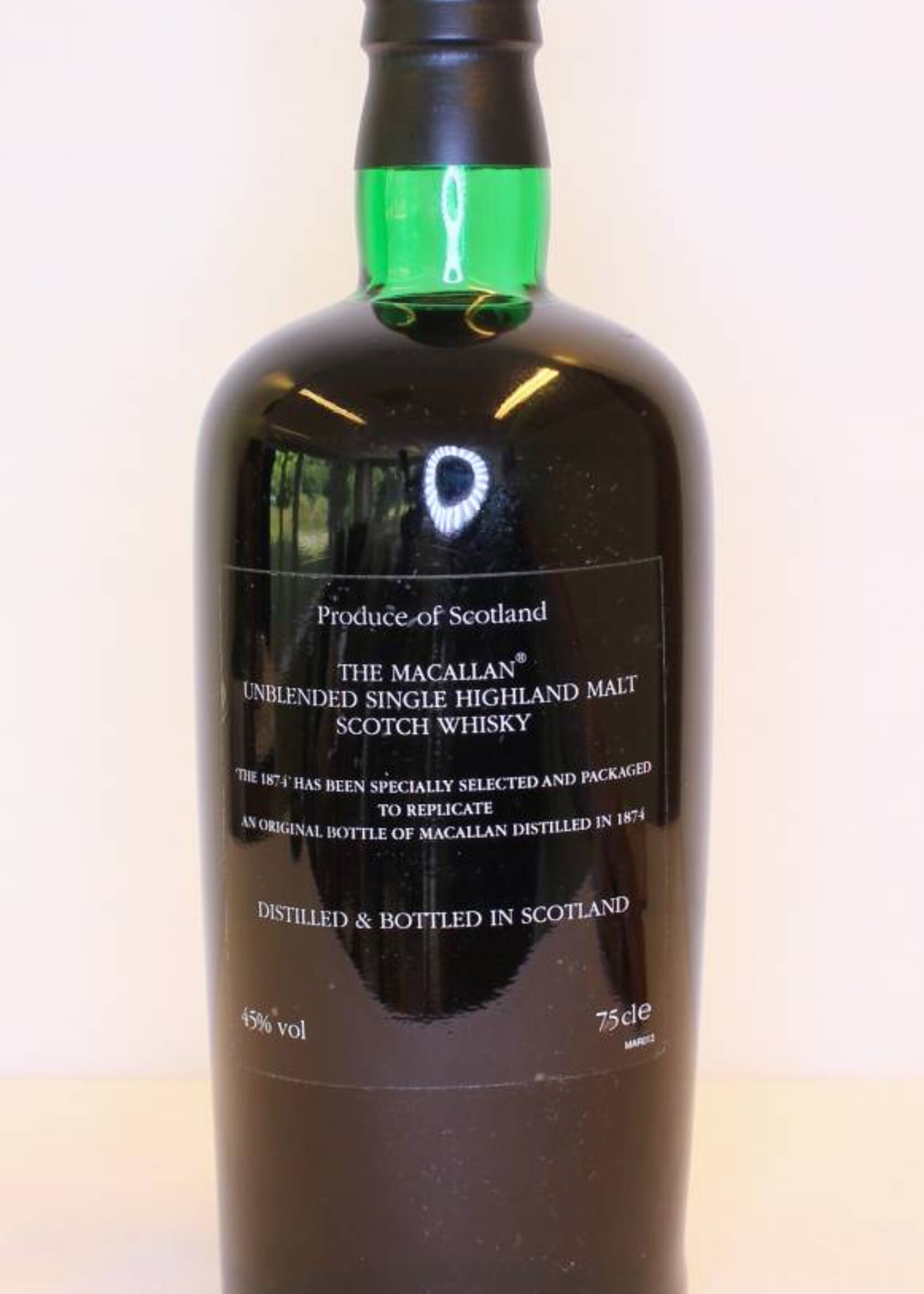 The Macallan Macallan 1874 Replica 2002 45% (75cl edition)