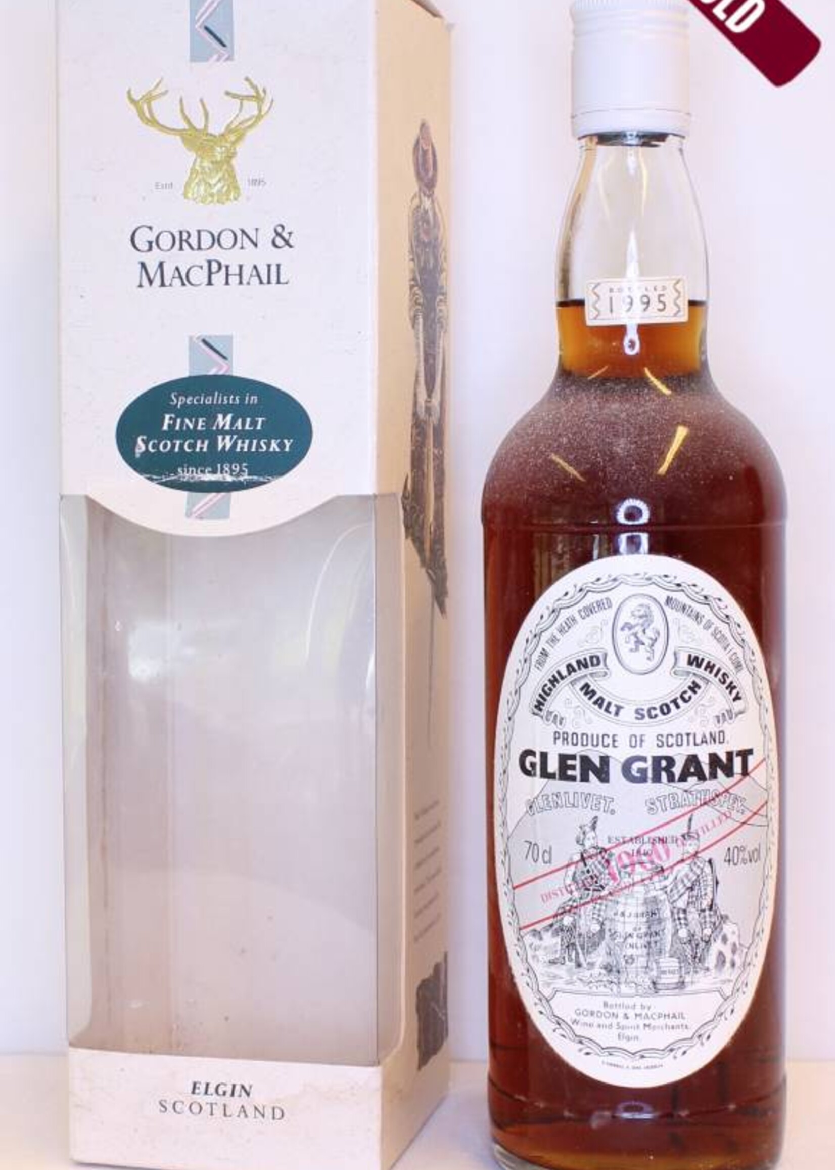 Glen Grant Glen Grant 35 Years Old 1960 1995 Licensed Bottling - Gordon & MacPhail 40%