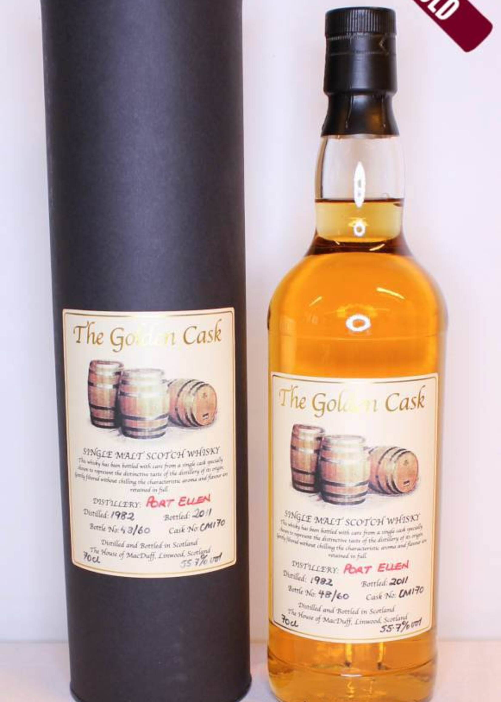 Port Ellen Port Ellen 28 Years Old 1982 2011 The House of MacDuff - The Golden Cask 55.7%