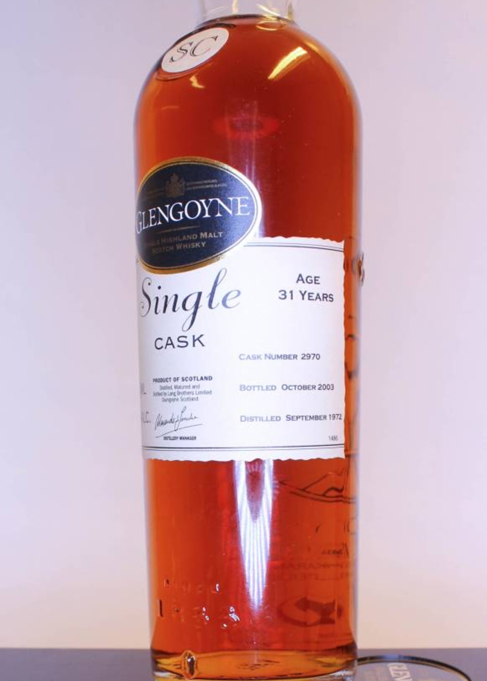 Glengoyne Glengoyne 31 Years Old 1972 2003 Single Cask 2970 56%