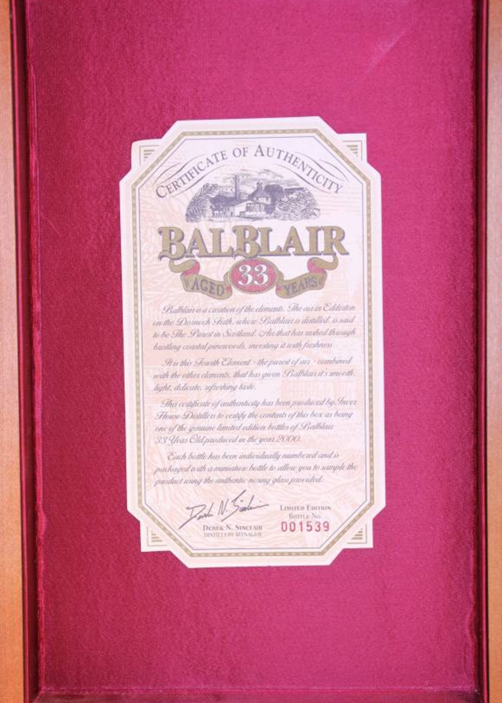 Balblair Balblair 33 Years Old 1970 2003 45.4%