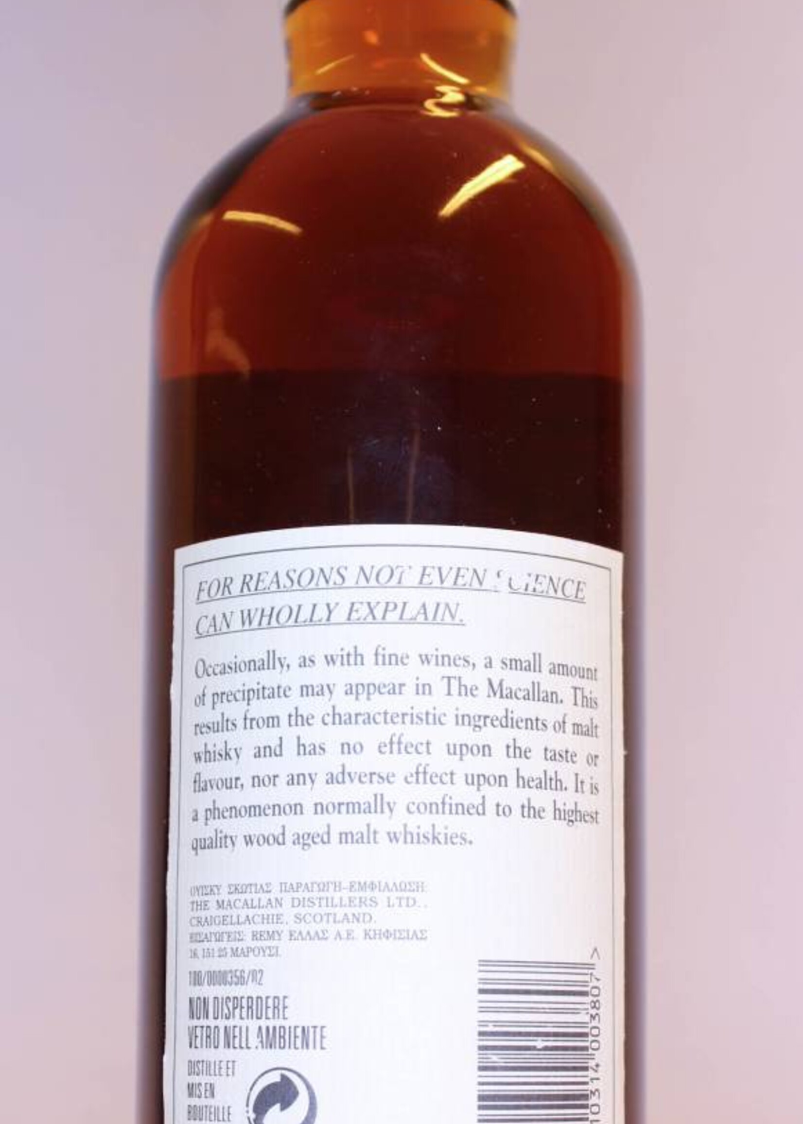 The Macallan Macallan 25 Years Old 1975 2000 The Anniversary Malt 43% (in OWC)