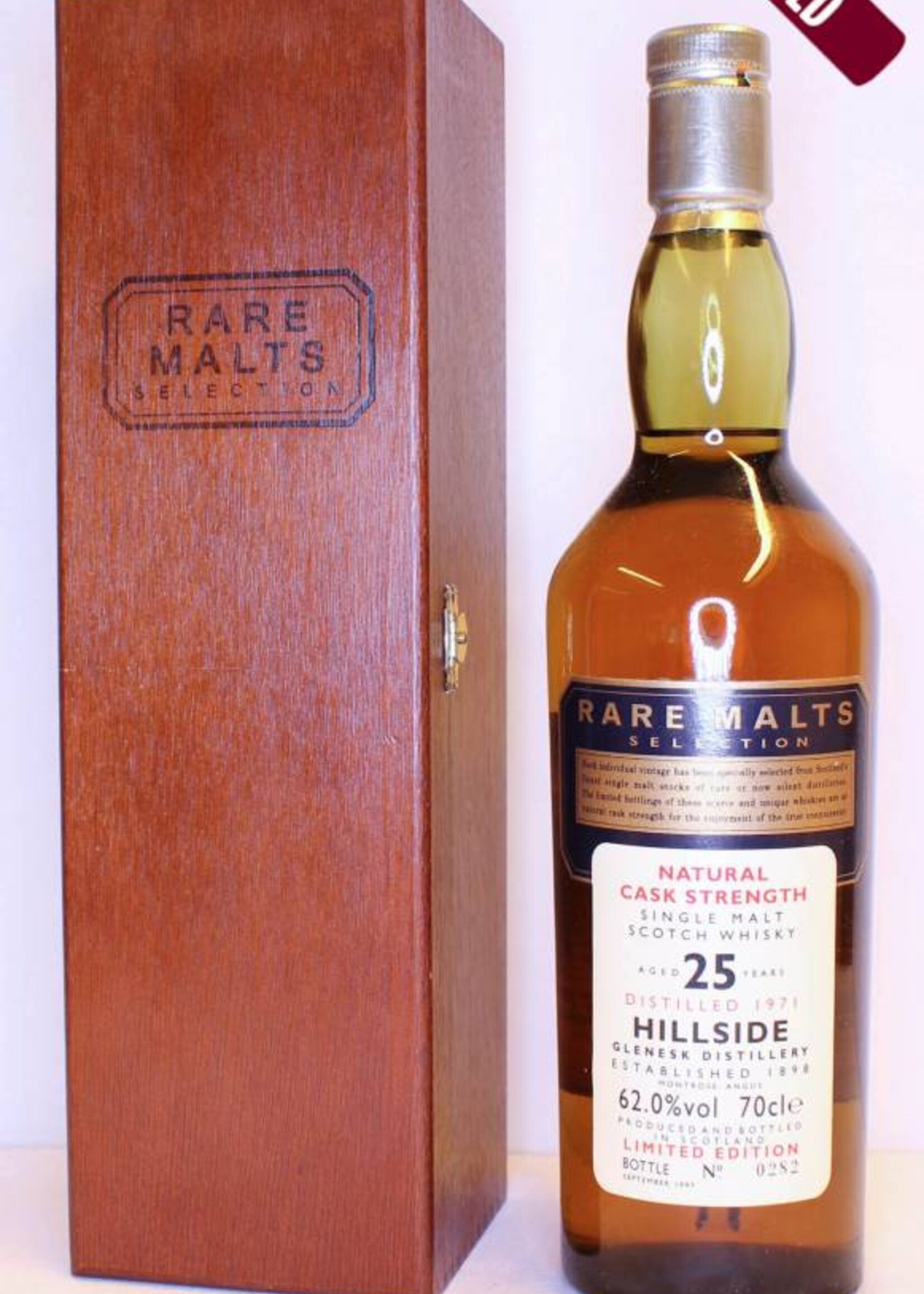 Hillside Hillside 25 Years Old 1971 1997 Rare Malts Selection 62%