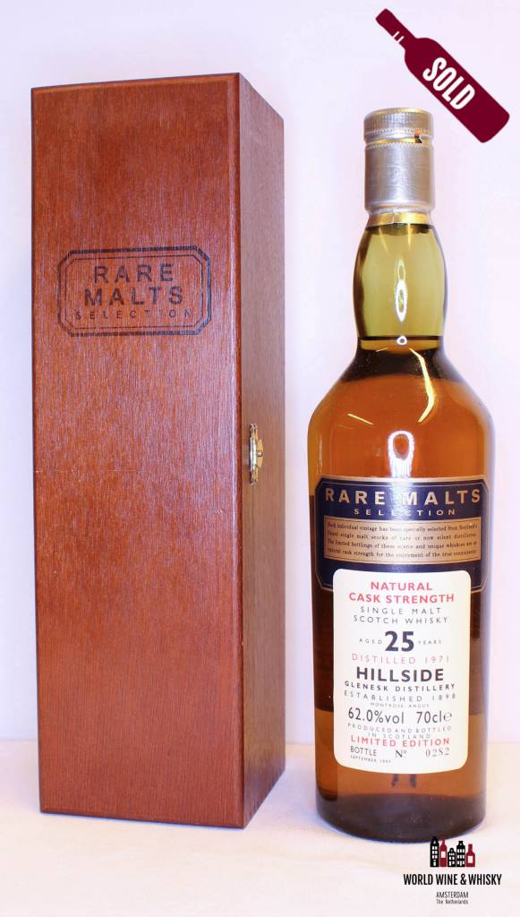 Hillside Hillside 25 Years Old 1971 1997 Rare Malts Selection 62%