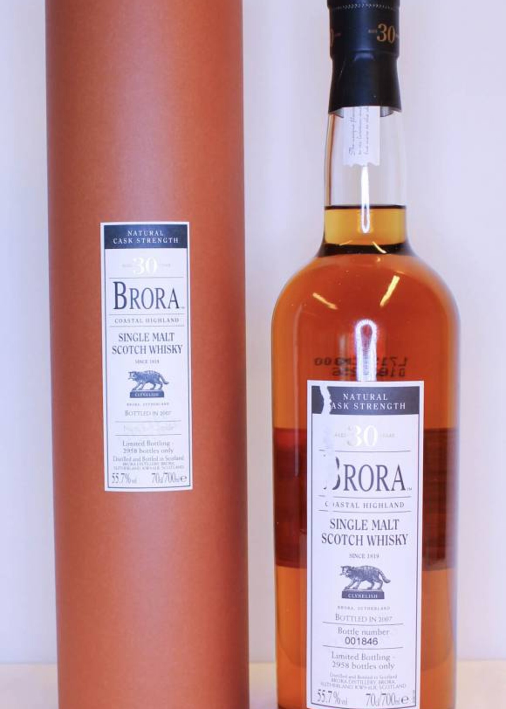 Brora Brora 30 Years Old 1977 2007 6th Release 55.7% (label damage)