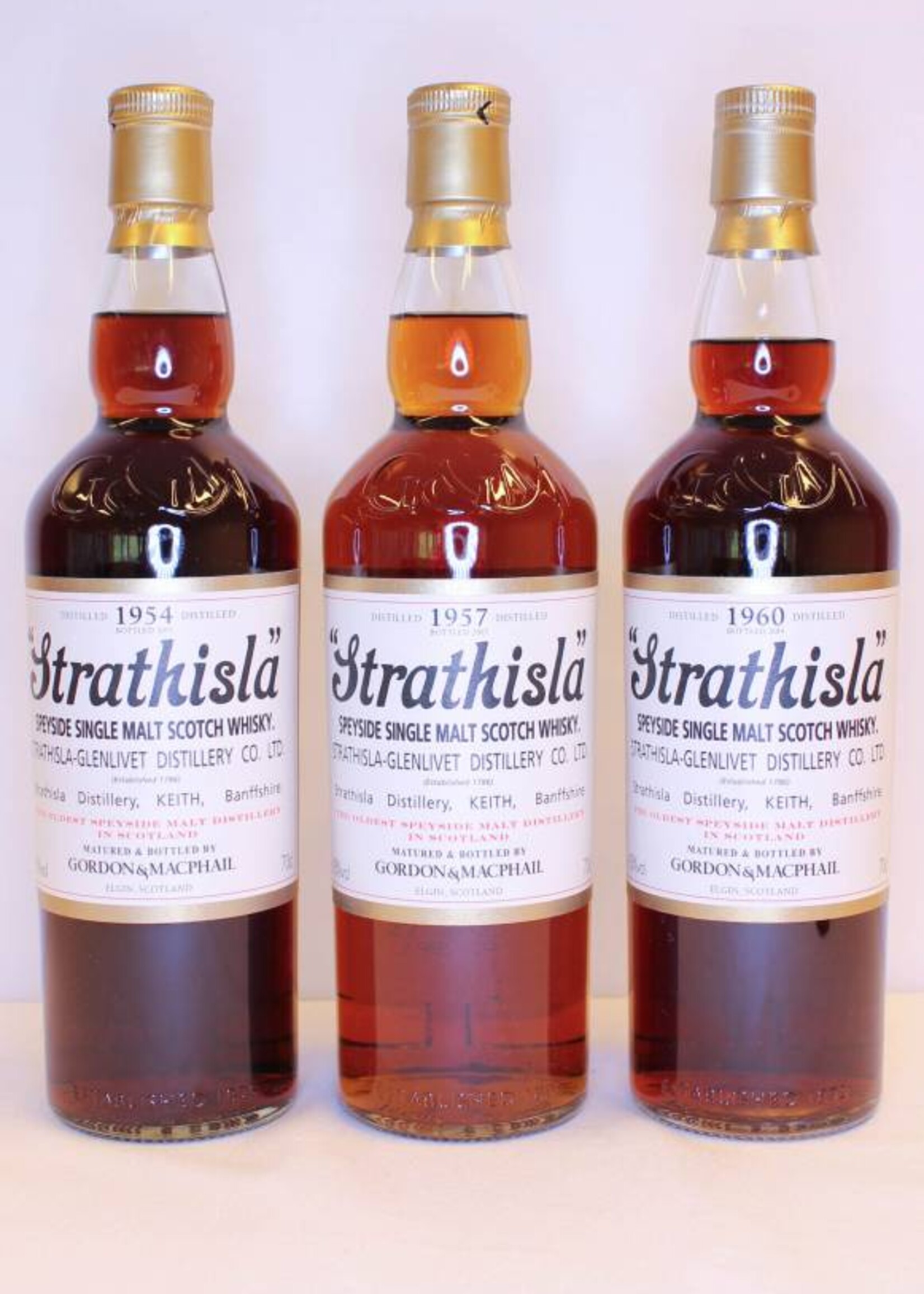 Strathisla Strathisla Collection 1954, 1957, 1960, 1963, 1964, 1972 set (in OWC)