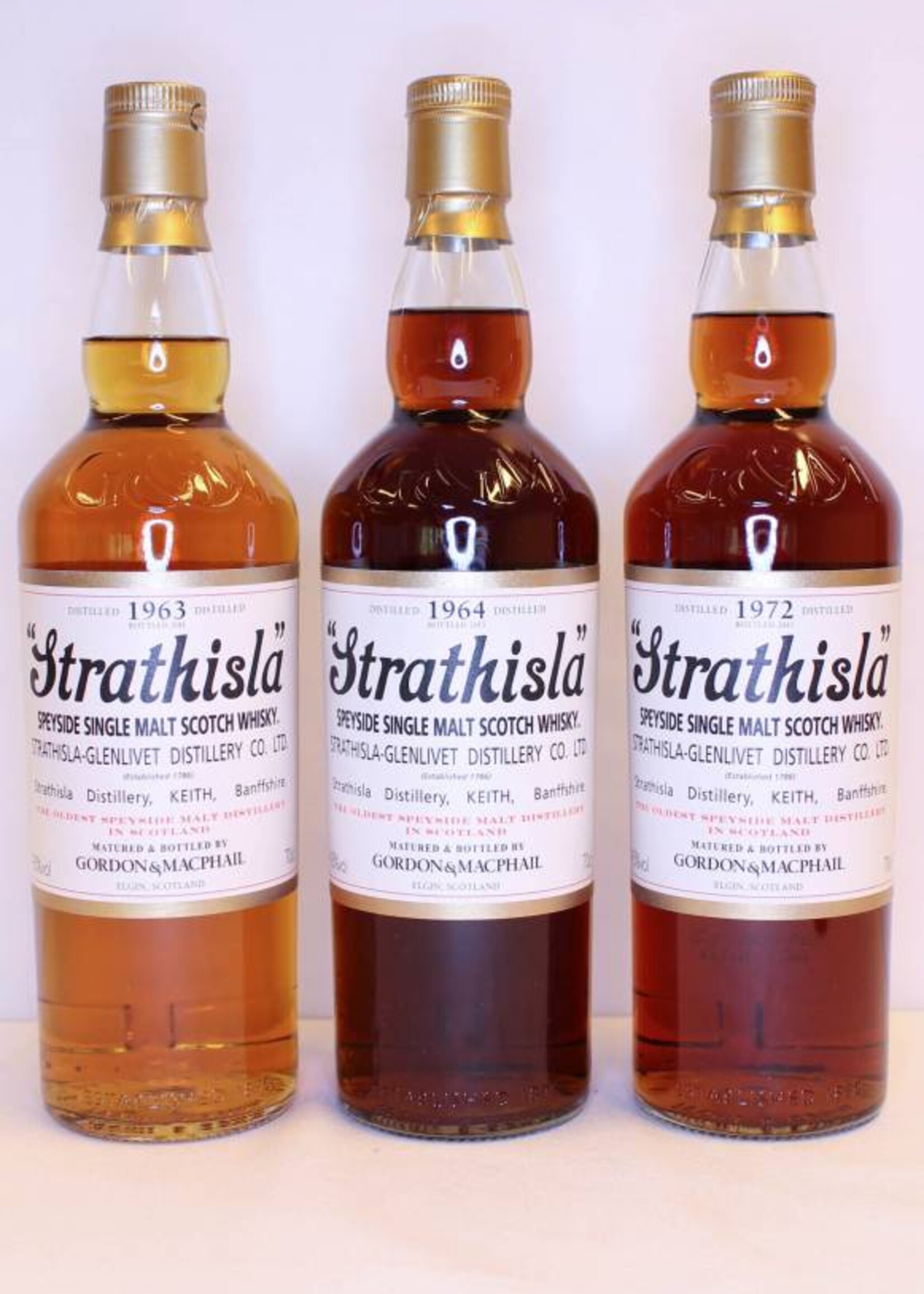 Strathisla Strathisla Collection 1954, 1957, 1960, 1963, 1964, 1972 set (in OWC)