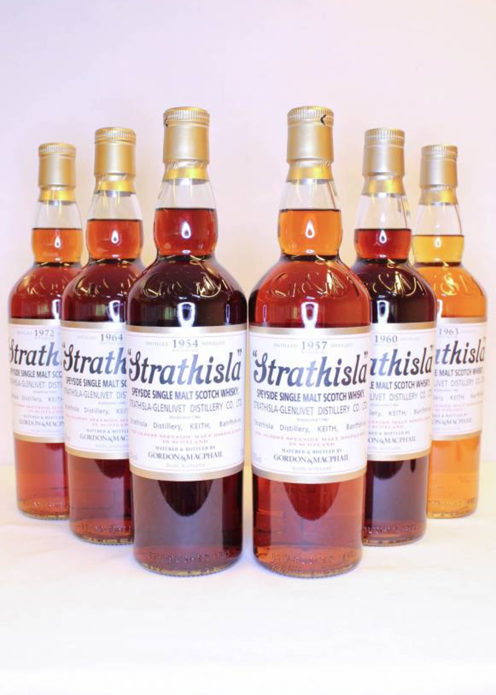 Strathisla Strathisla Collection 1954, 1957, 1960, 1963, 1964, 1972 set (in OWC)