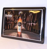 Glenfiddich Iron Glenfiddich Pure Malt Scotch Whisky billboard plate sign (cask)