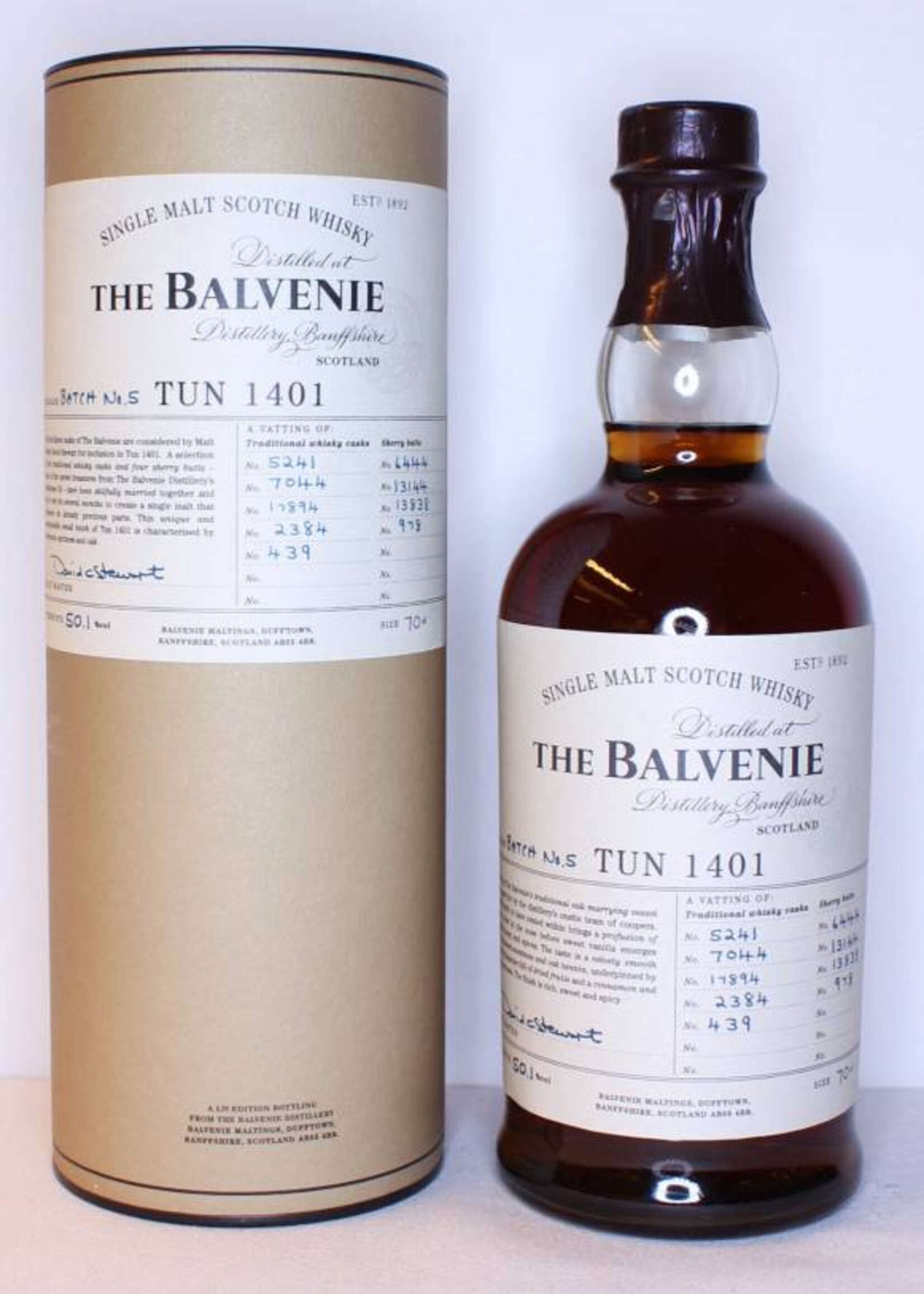 Balvenie Balvenie Tun 1401 Batch No. 5 2012 50.1%