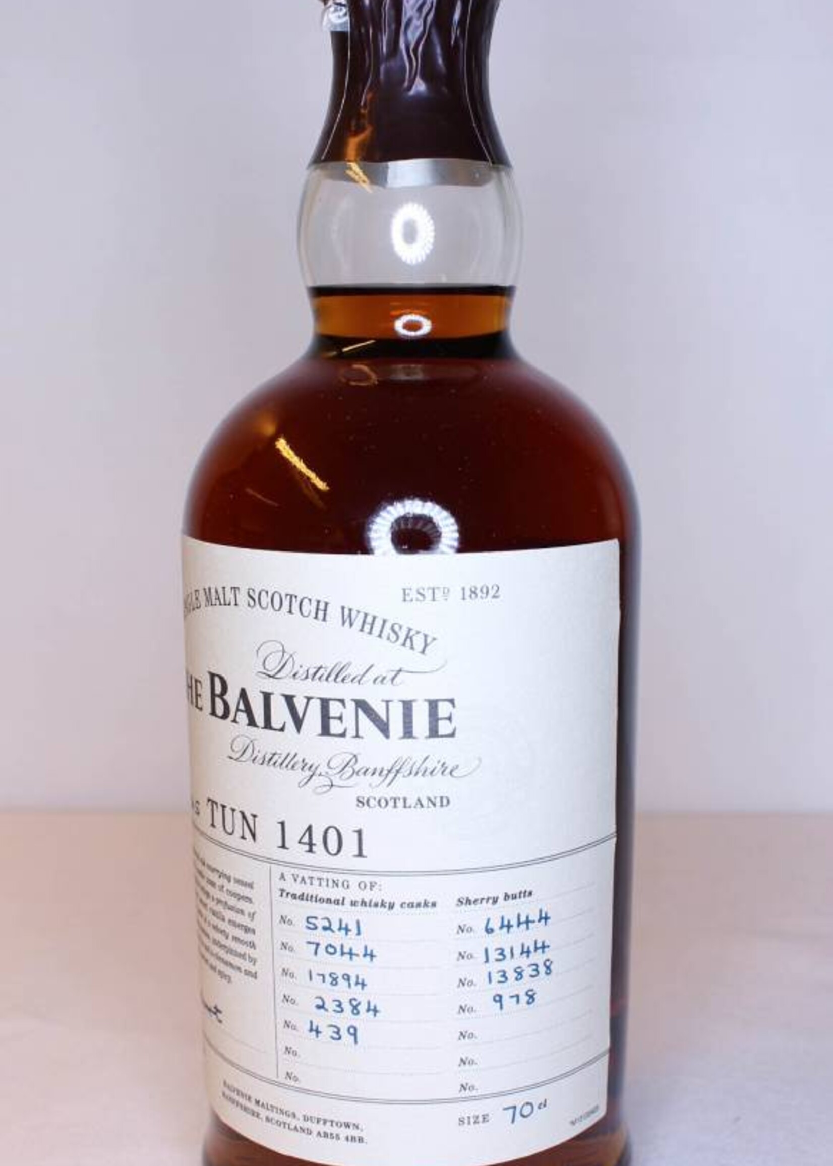 Balvenie Balvenie Tun 1401 Batch No. 5 2012 50.1%