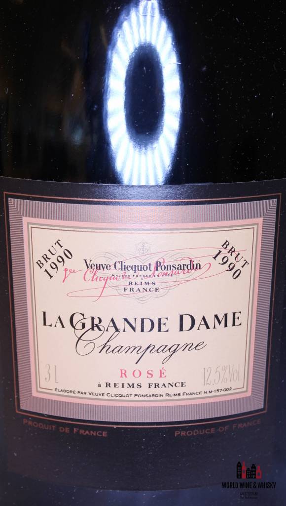 Veuve Clicquot Veuve Clicquot Ponsardin - La Grande Dame Rosé 1990 Champagne Brut 3L (3000 ml)