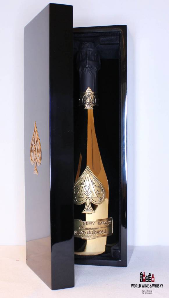 Armand De Brignac Armand De Brignac Brut Gold Champagne with Velvet Bag -  Luxurious Drinks B.V.