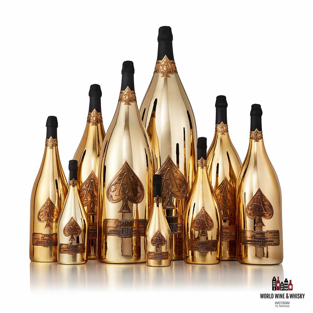 Armand de Brignac Gold in all sizes (up to a 30L bottle) for sale