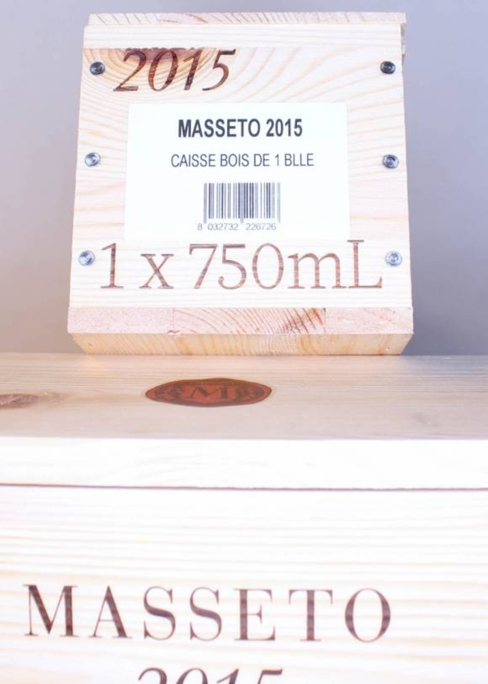 Masseto Tenuta dell Ornellaia Masseto 2015 (in a 1-bottle OWC)