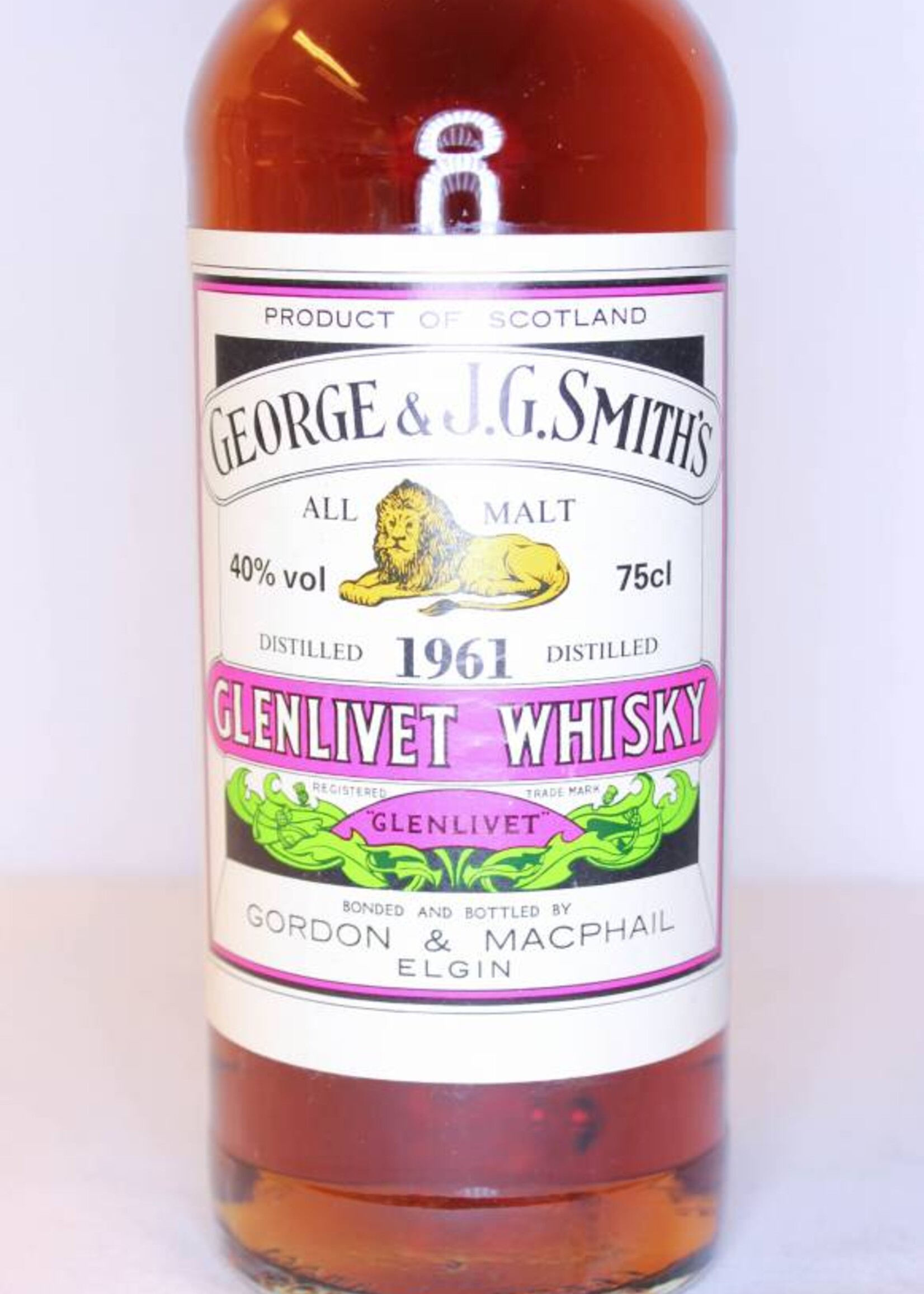 Glenlivet Glenlivet 1961 George & J.G. Smith's - Gordon & MacPhail 40%