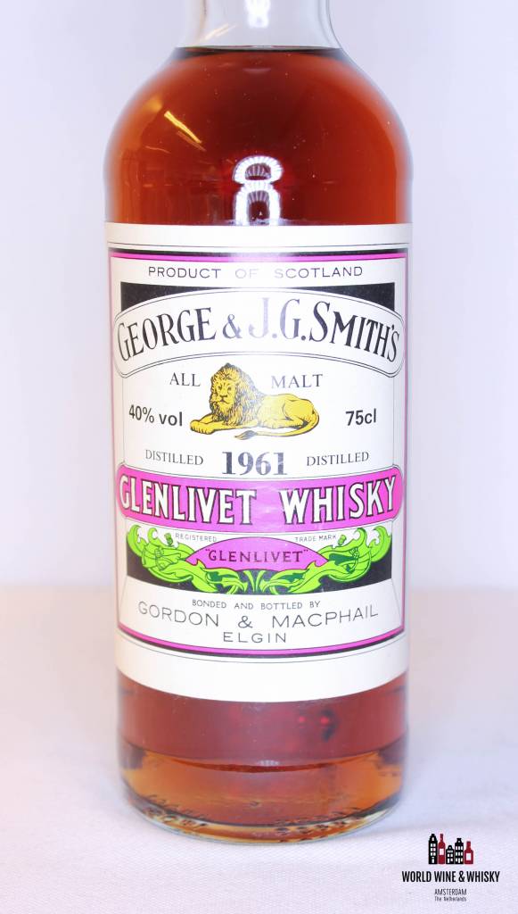 Glenlivet Glenlivet 1961 George & J.G. Smith's - Gordon & MacPhail 40%