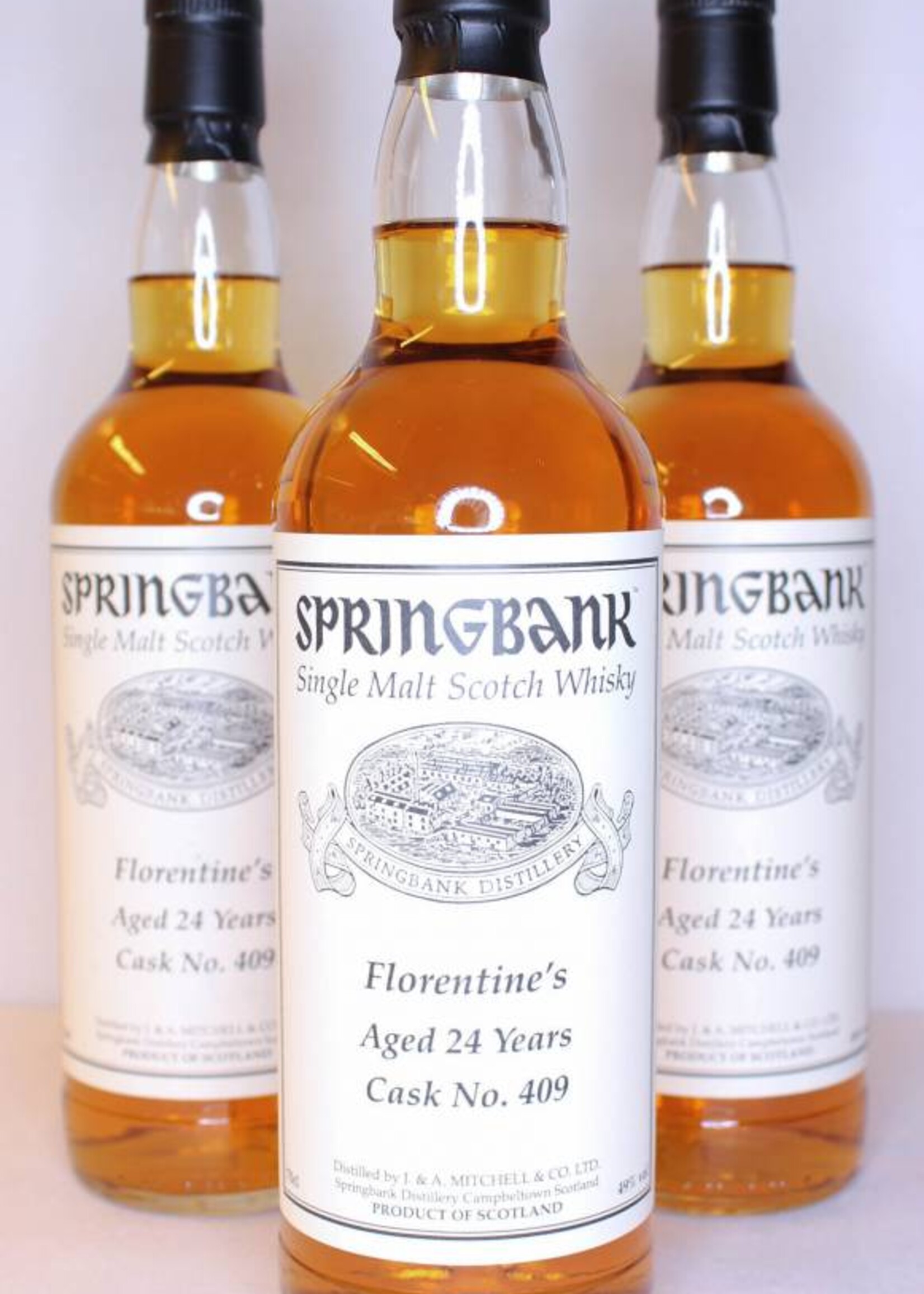 Springbank Springbank 24 Years Old 1993 2017 Private Bottling Cask 409 Florentine's 49% - Twin deal