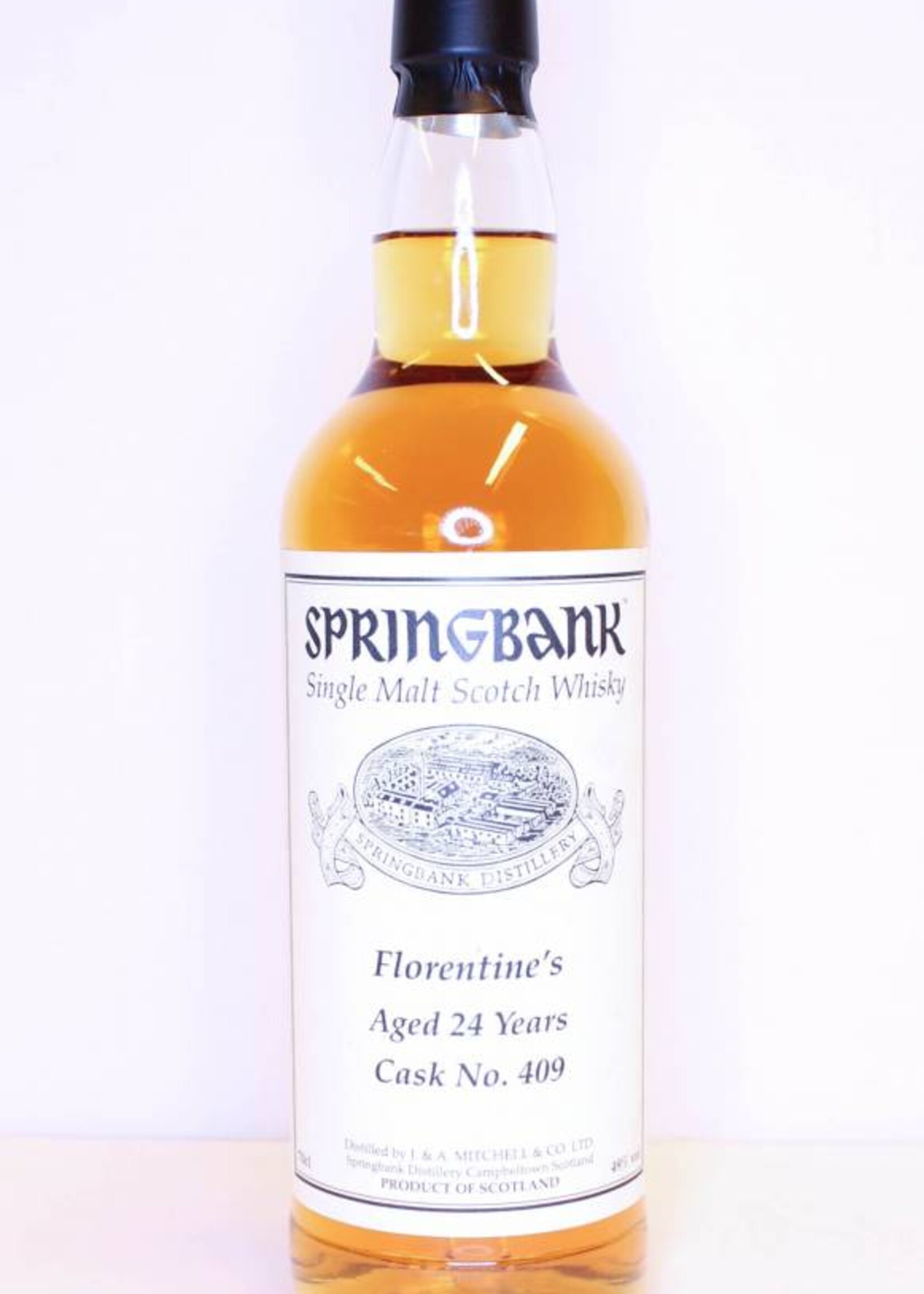 Springbank Springbank 24 Years Old 1993 2017 Private Bottling Cask 409 Florentine's 49% - Twin deal