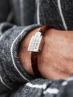 Resident Luxueuze zilveren Amsterdam canal house armband sieraad - Resident