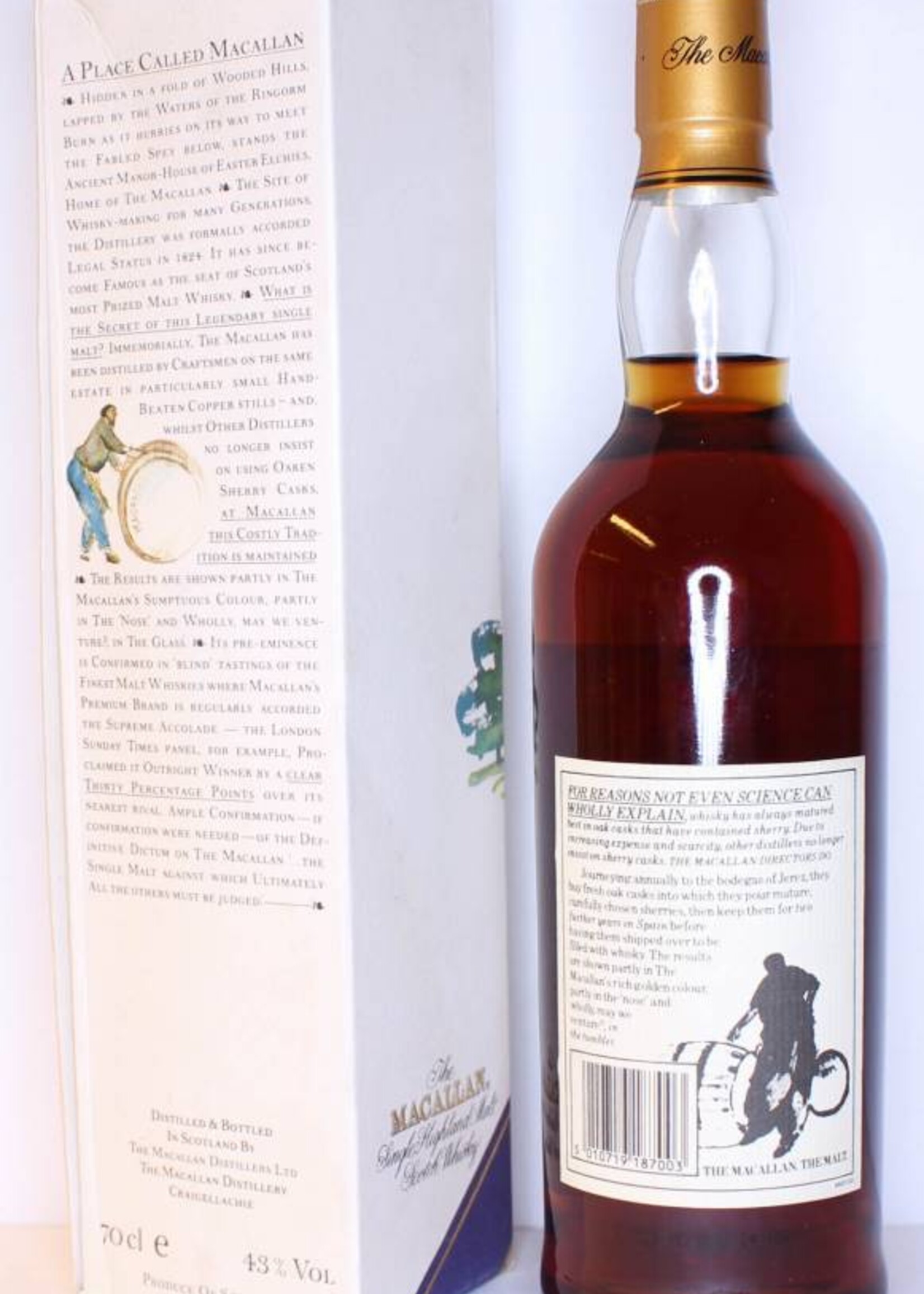 The Macallan Macallan 18 Years Old 1974 1993 Sherry Wood Old Bottling 43%