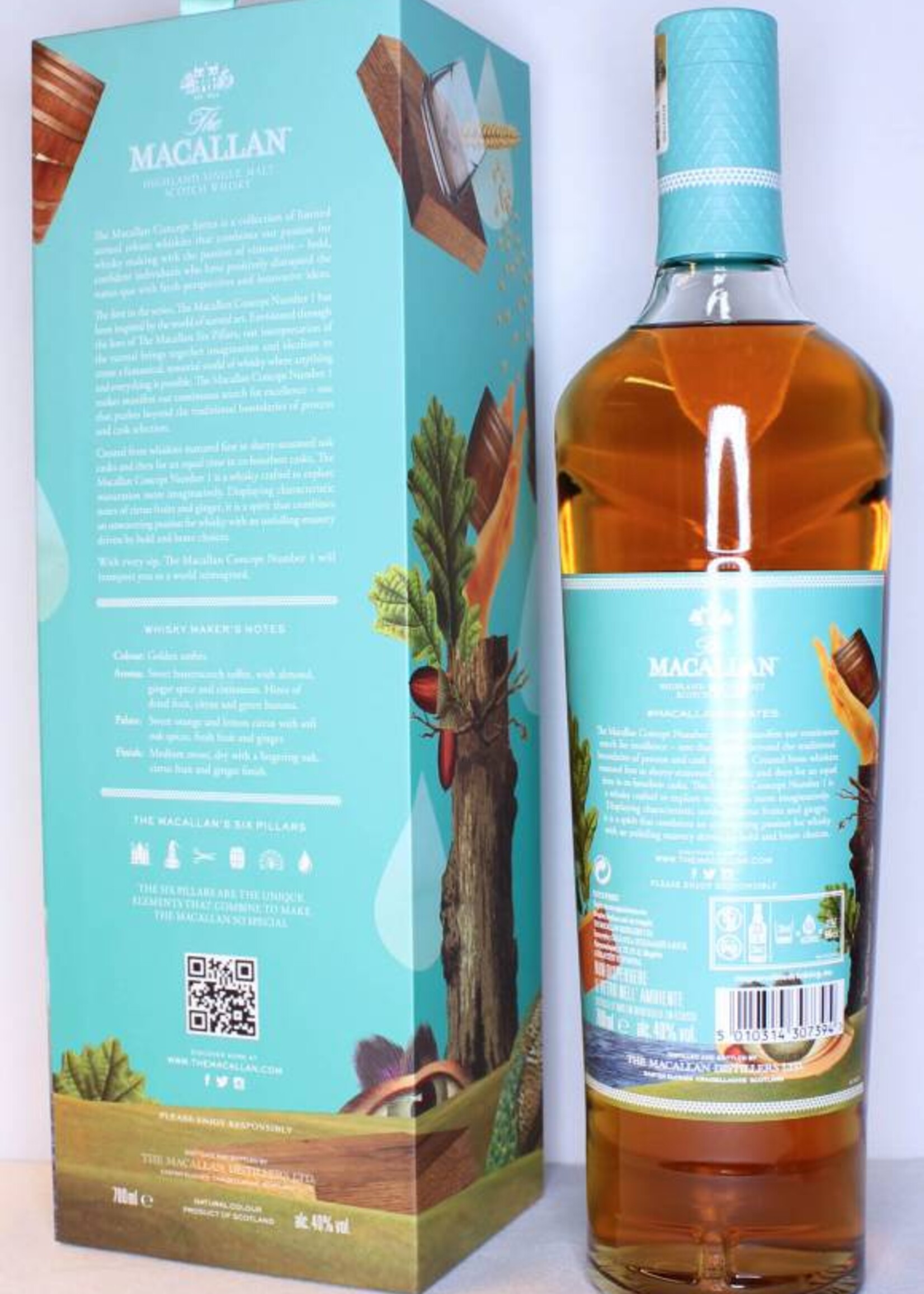 The Macallan Macallan Concept Number 1 2018 40% - Travel Retail Release Only (Twin-set deal)