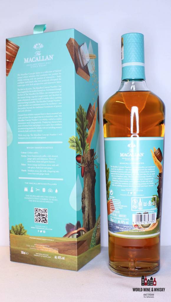 The Macallan Macallan Concept Number 1 2018 40% - Travel Retail Release Only (Twin-set deal)