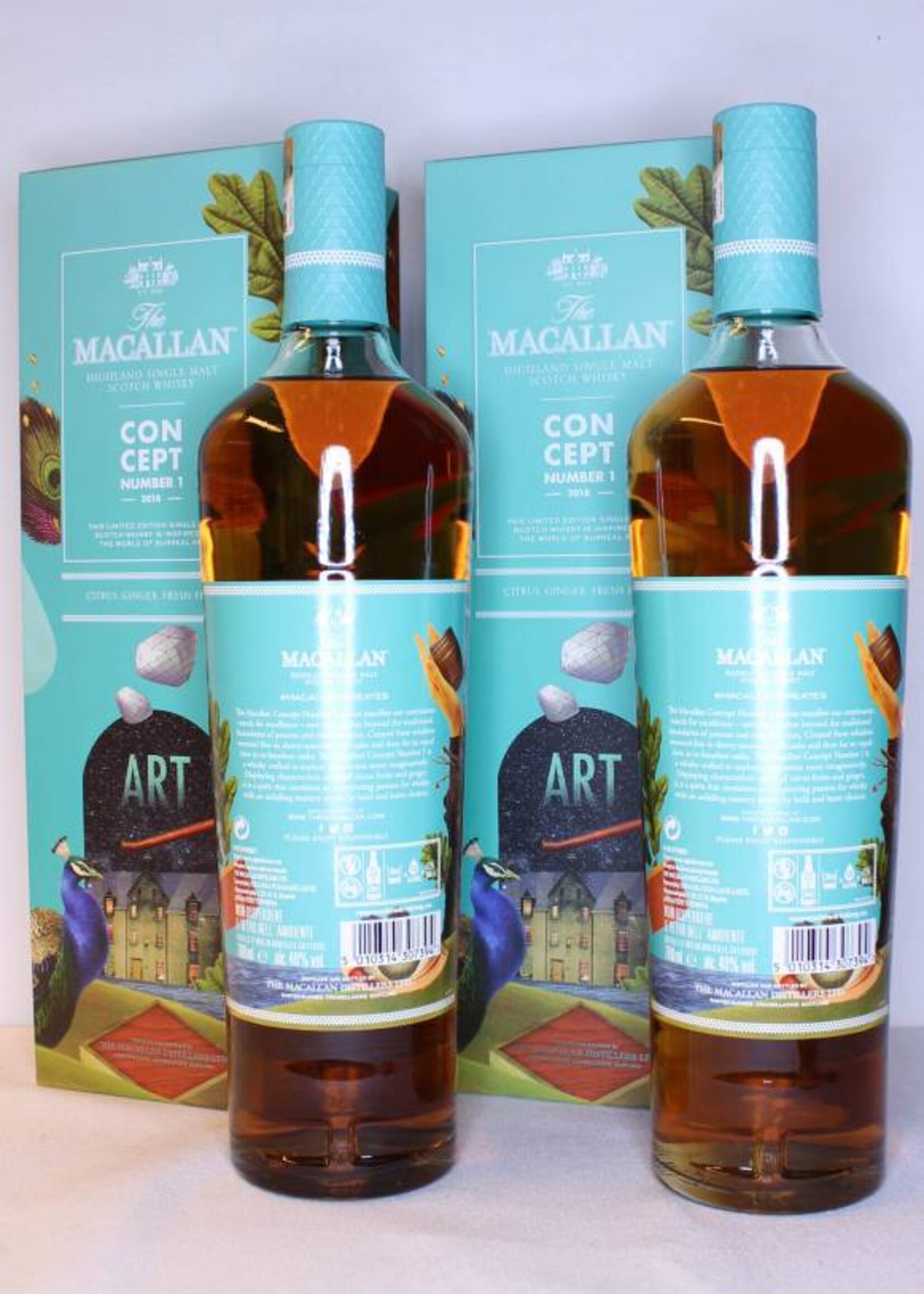 The Macallan Macallan Concept Number 1 2018 40% - Travel Retail Release Only (Twin-set deal)