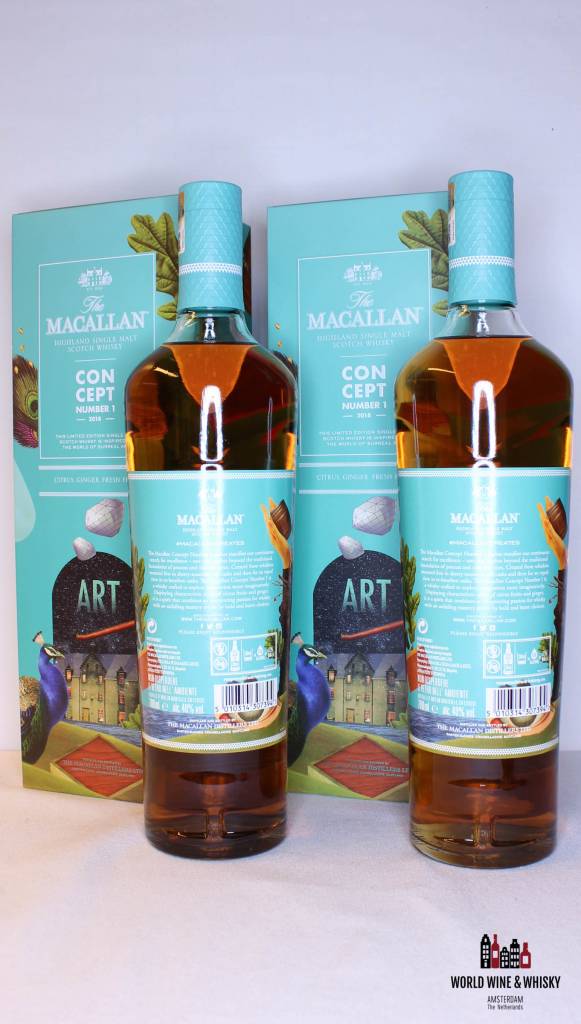 The Macallan Macallan Concept Number 1 2018 40% - Travel Retail Release Only (Twin-set deal)