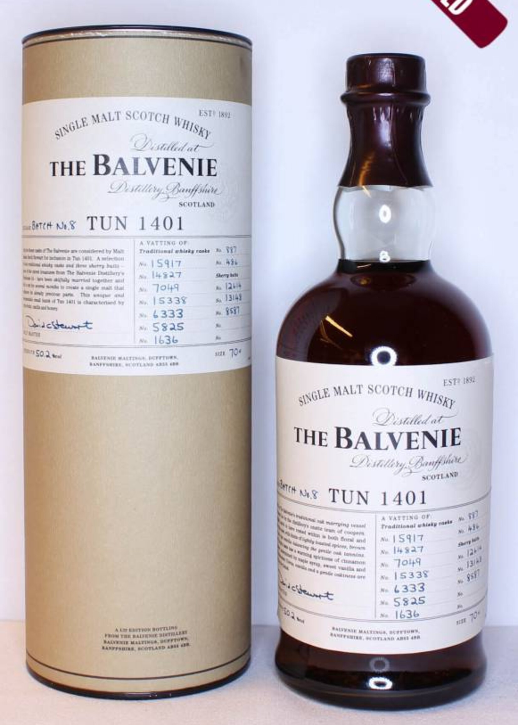 Balvenie Balvenie Tun 1401 Batch No. 8 2013 50.2%