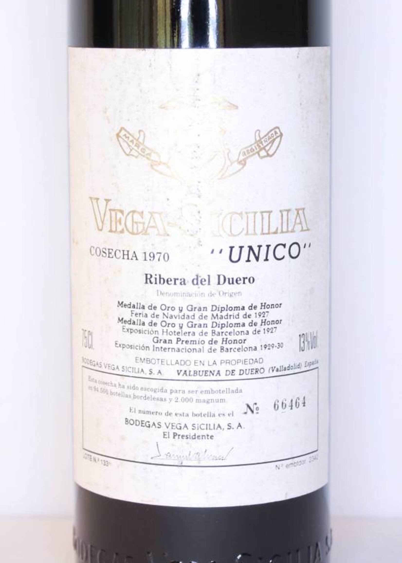 Vega-Sicilia Vega-Sicilia Unico Ribera del Duero 1970