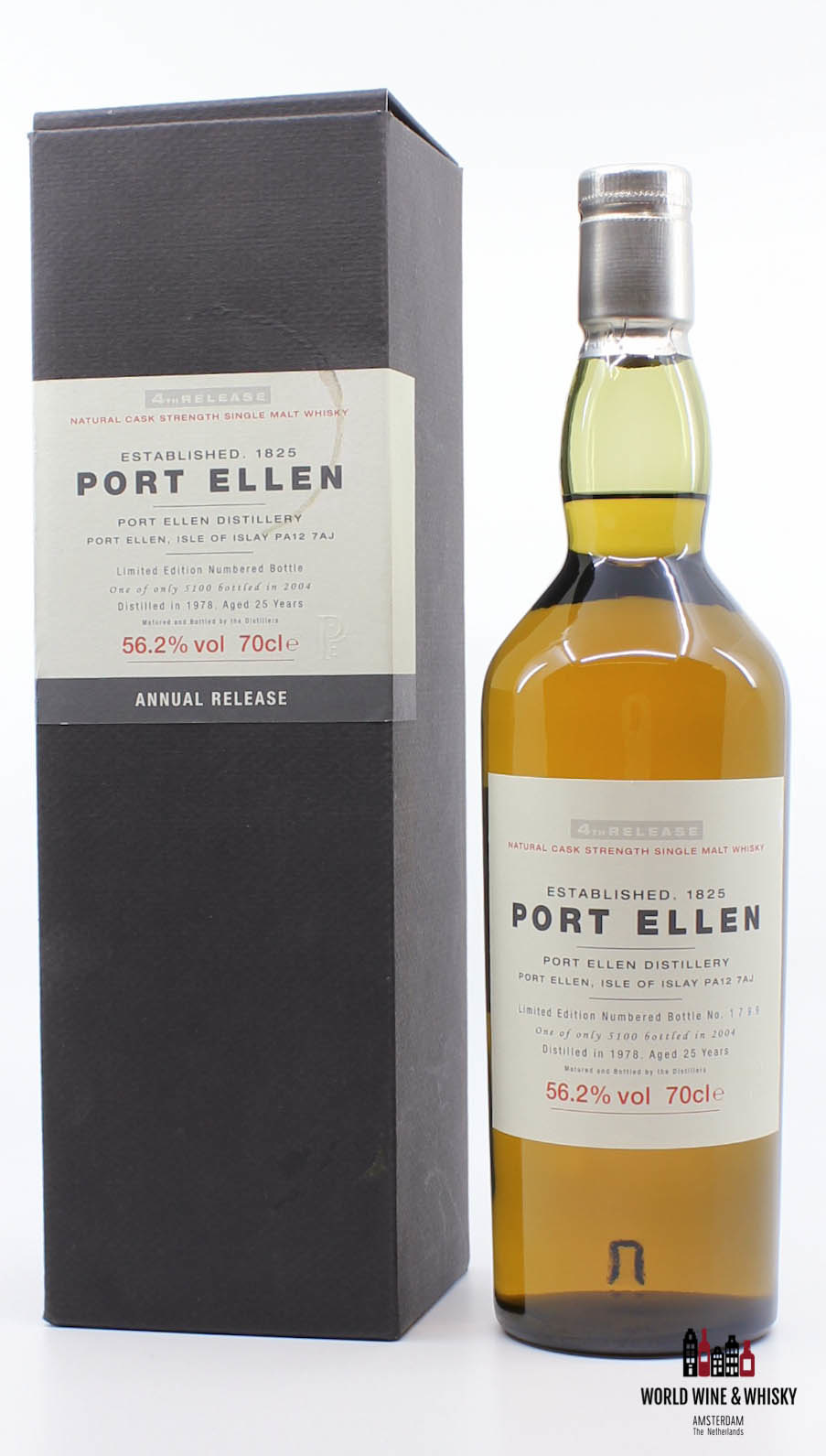 Port Ellen Port Ellen 4th Release 25 Years Old 1978 2004  56.2%