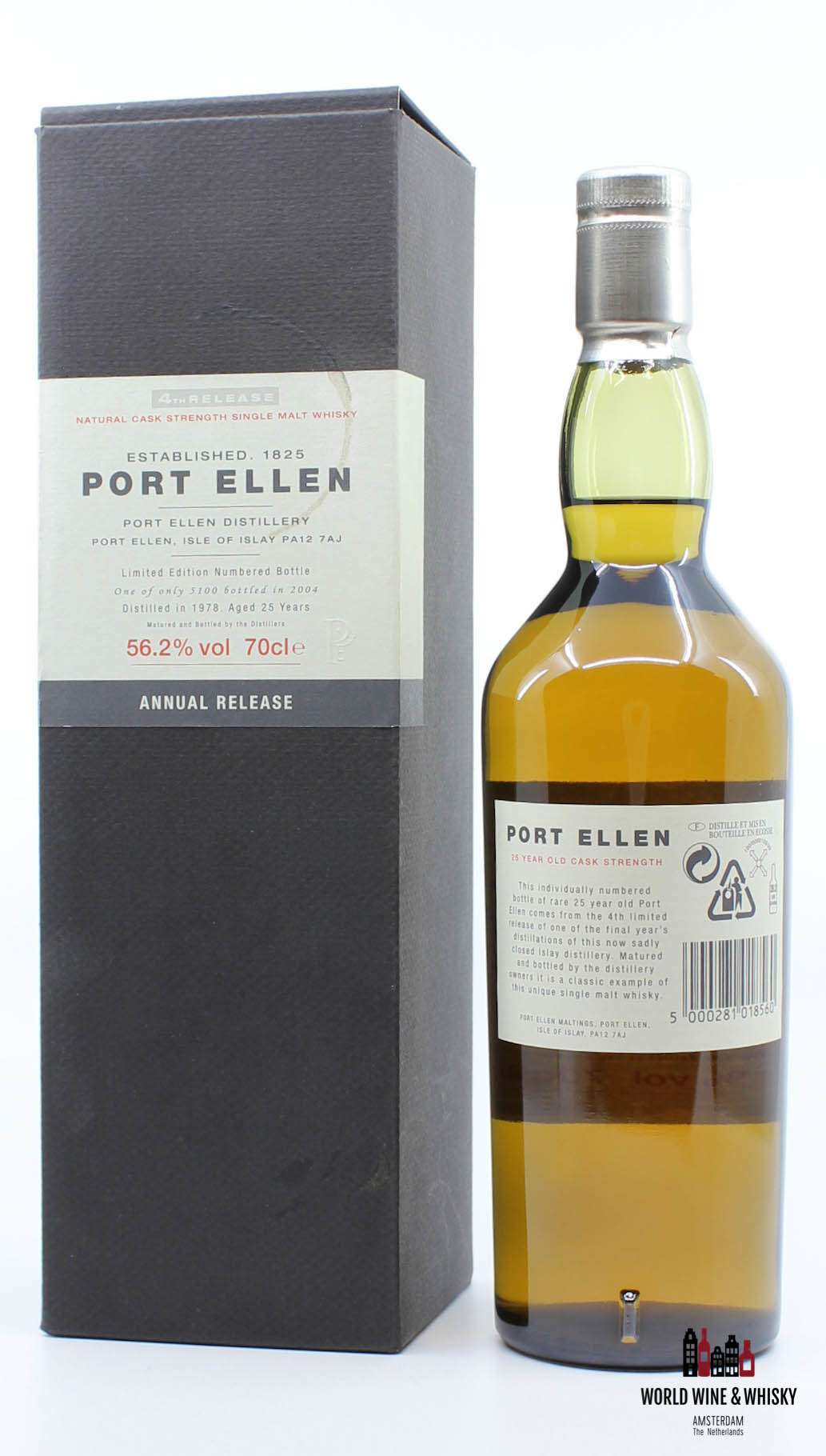 Port Ellen Port Ellen 4th Release 25 Years Old 1978 2004  56.2%