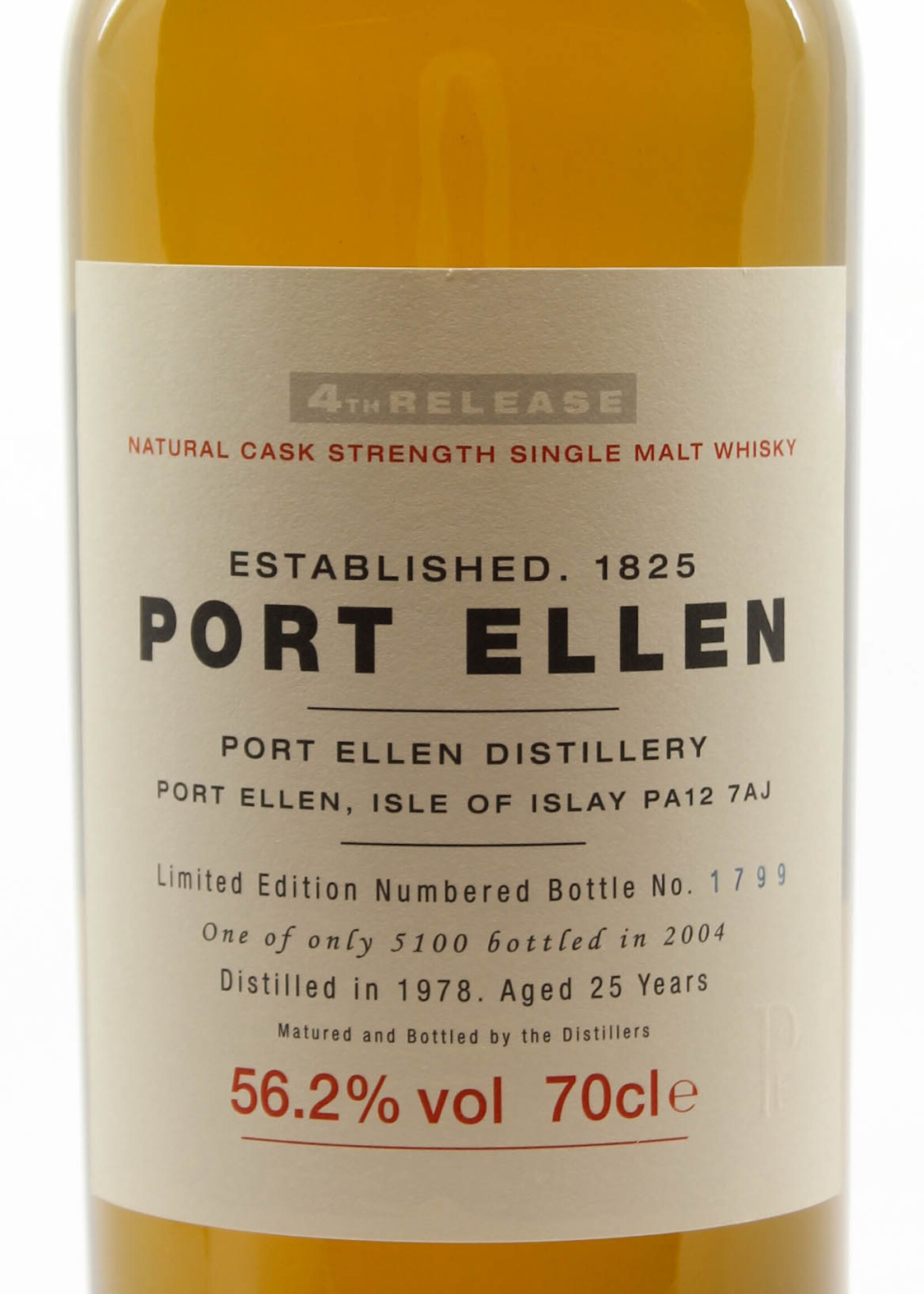 Port Ellen Port Ellen 4th Release 25 jaar oud 1978 2004  56.2%