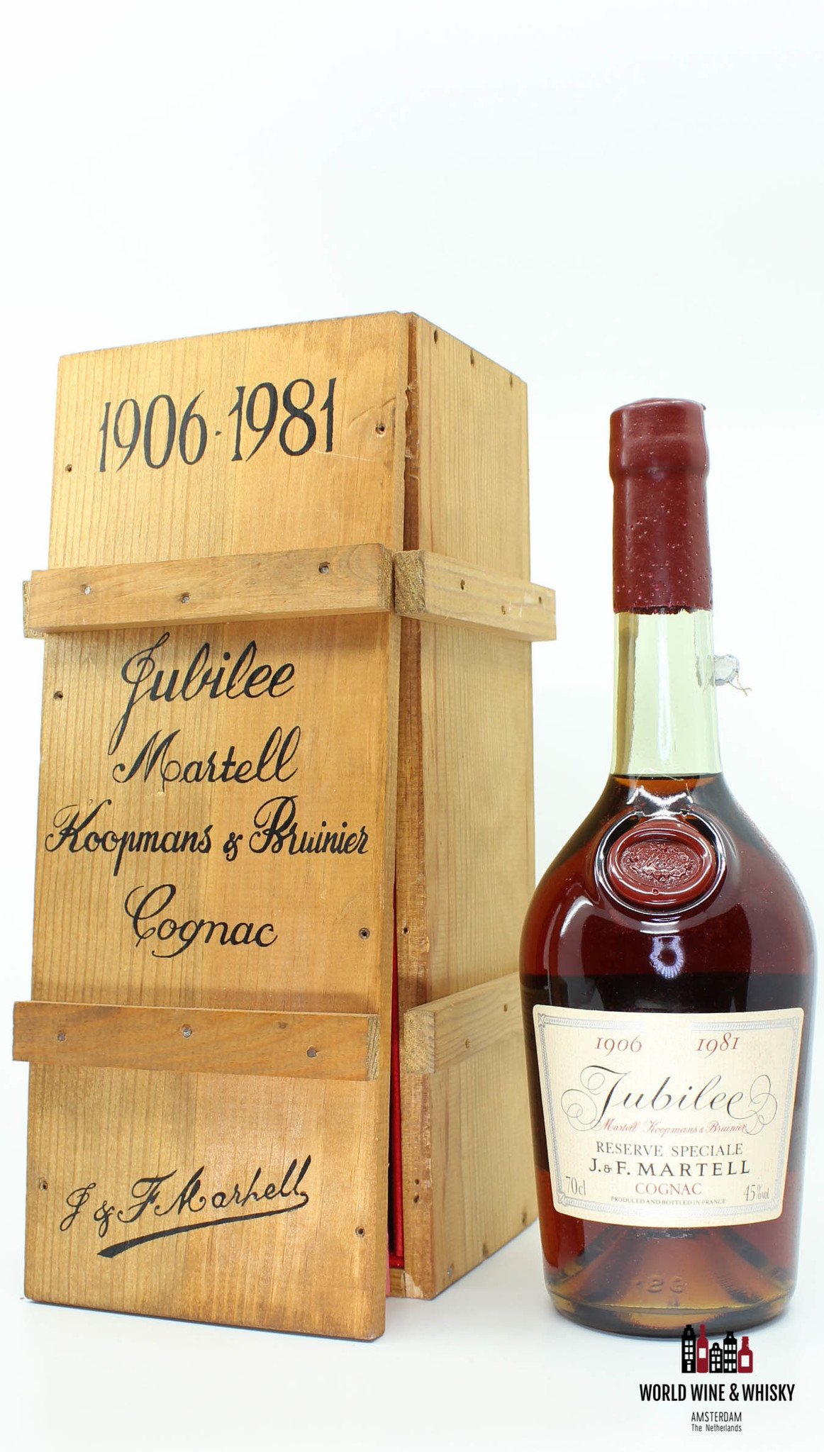J & F Martell J & F Martell 1906 1981 Reserve Speciale - Jubilee Martell Koopmans & Bruinier Cognac 45%