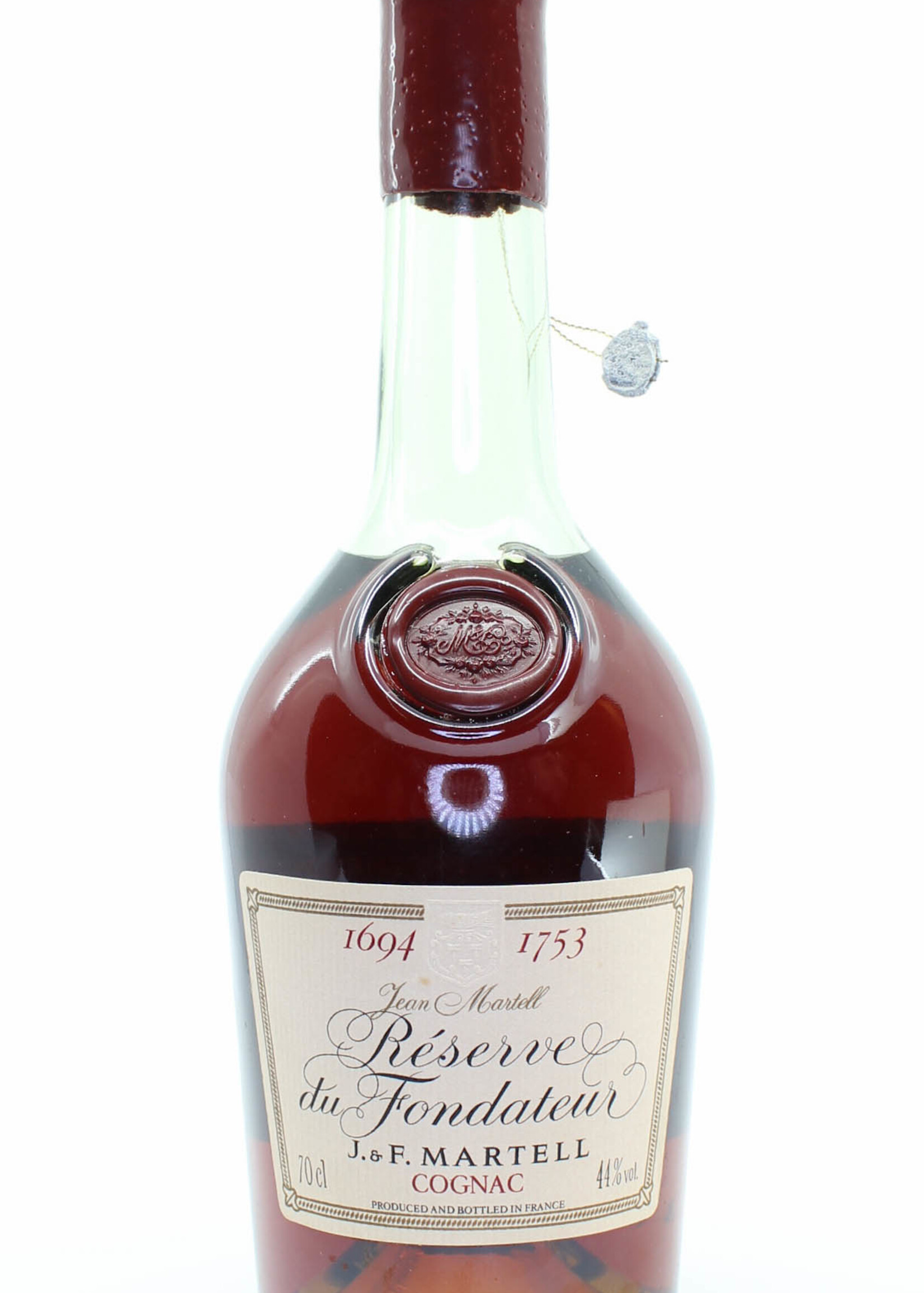 J & F Martell J & F Martell 1694 1753 Reserve du Fondateur Cognac 44% (Jean Martell)