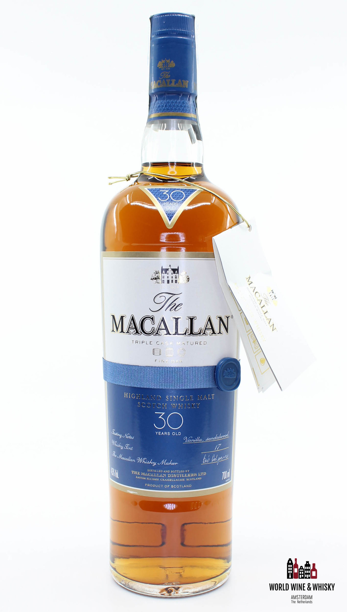 Macallan Macallan 30 Years Old Fine Oak Triple Cask Matured 43% 700ml (in wooden case)