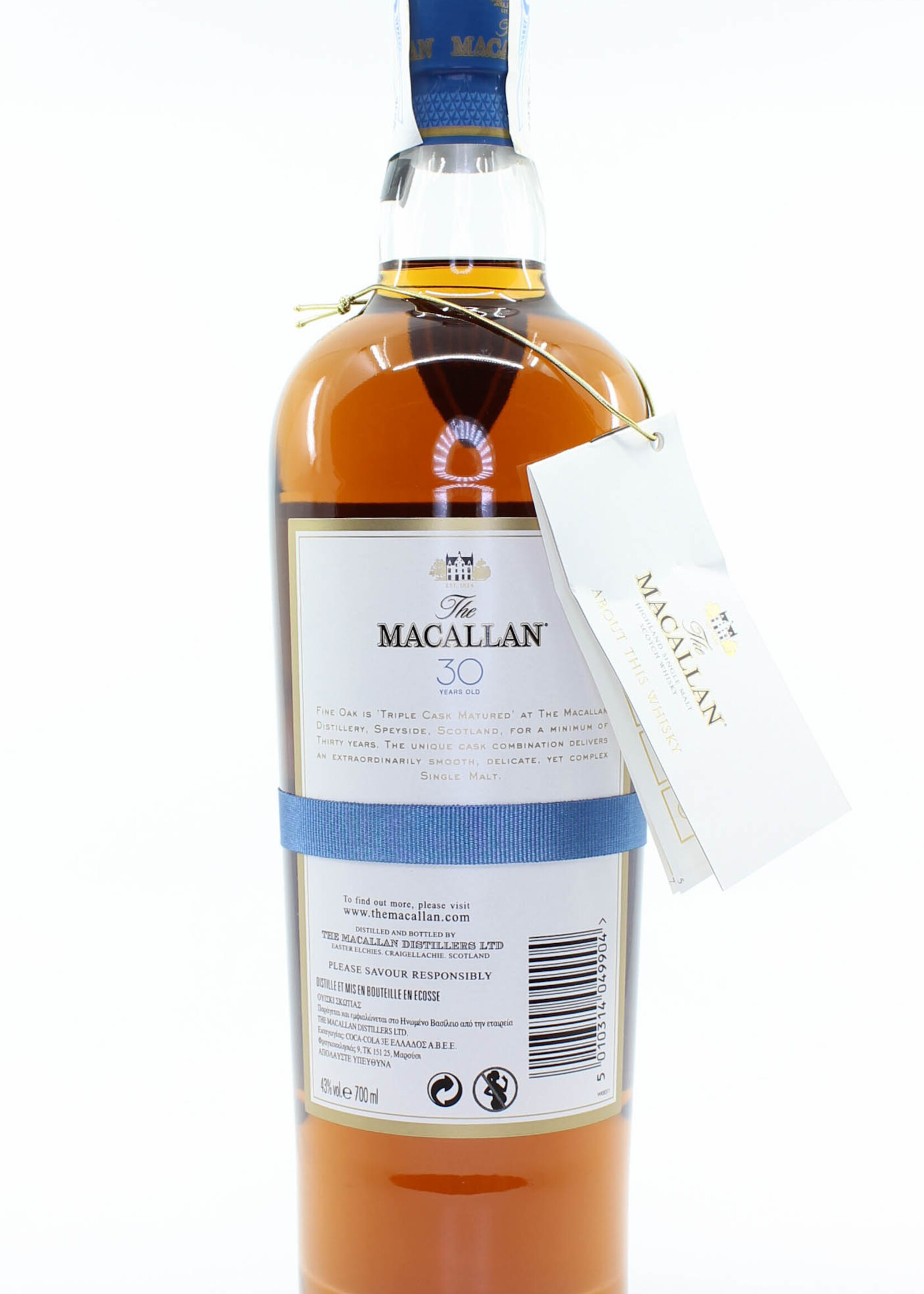 The Macallan Macallan 30 Years Old Fine Oak Triple Cask Matured 43% 700ml (in wooden case)