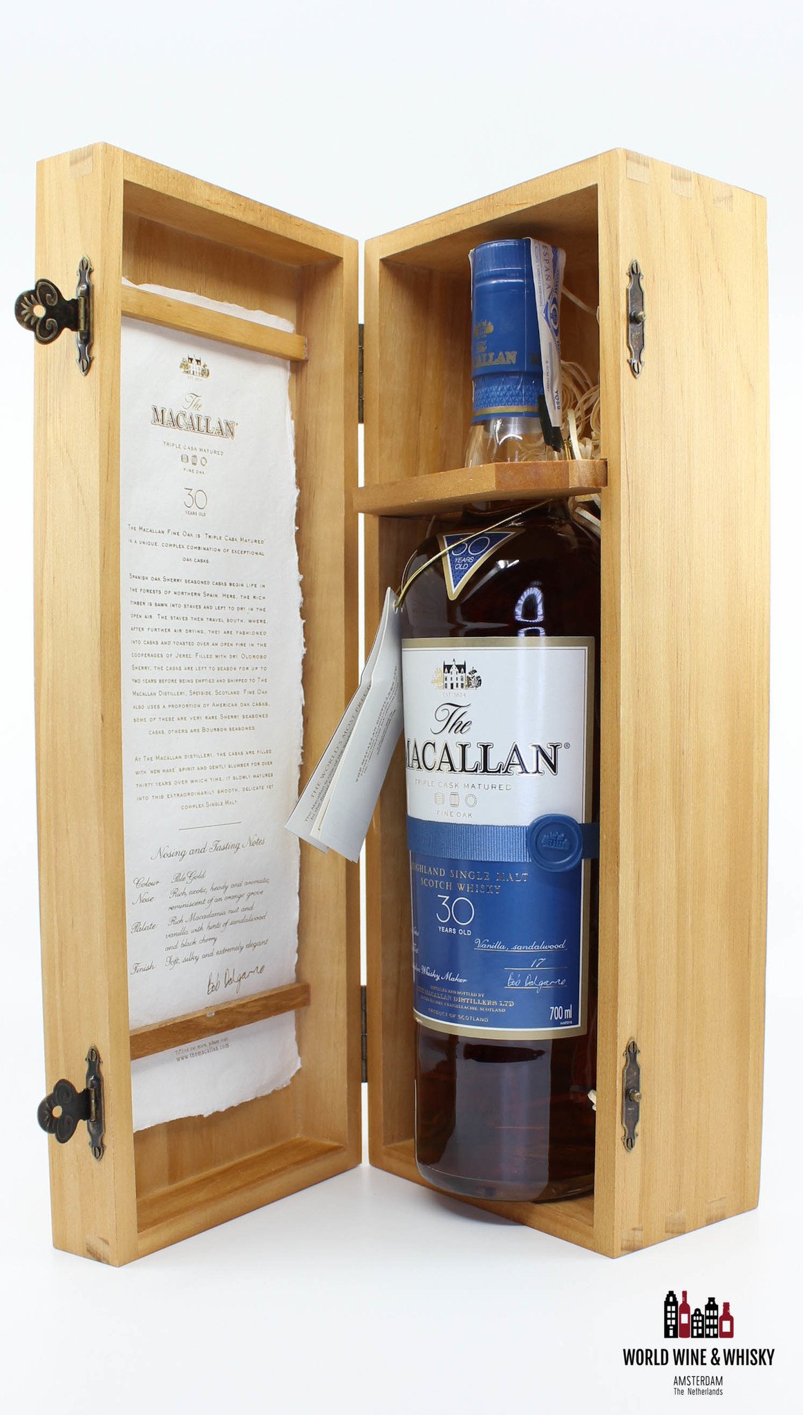 Macallan Macallan 30 Years Old Fine Oak Triple Cask Matured 43% 700ml (in wooden case)