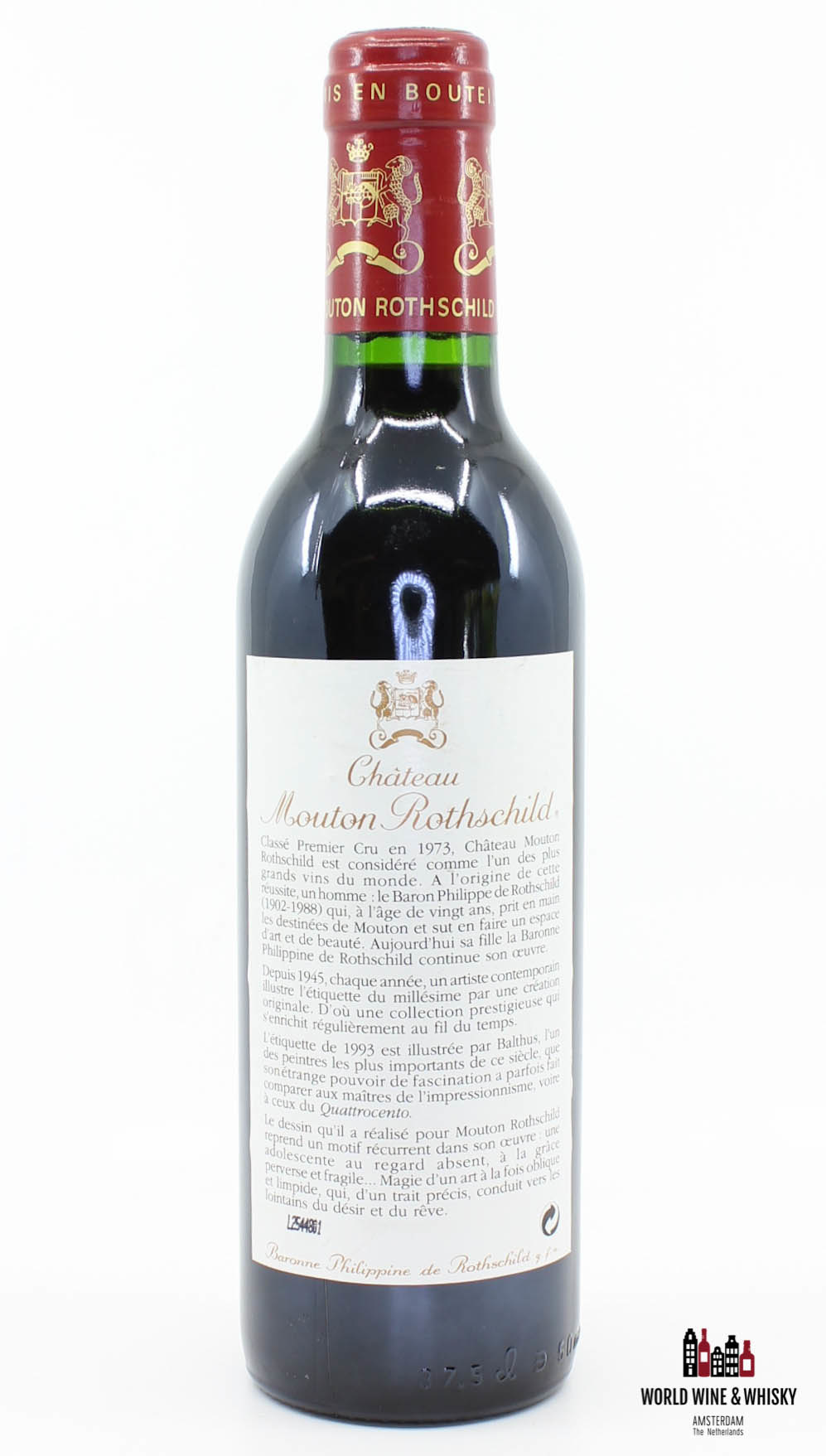 The Mouton Rothschild 1993 375 Ml At World Wine Whisky World Wine Whisky The Mouton Rothschild 1993 375 Ml At World Wine Whisky World Wine Whisky