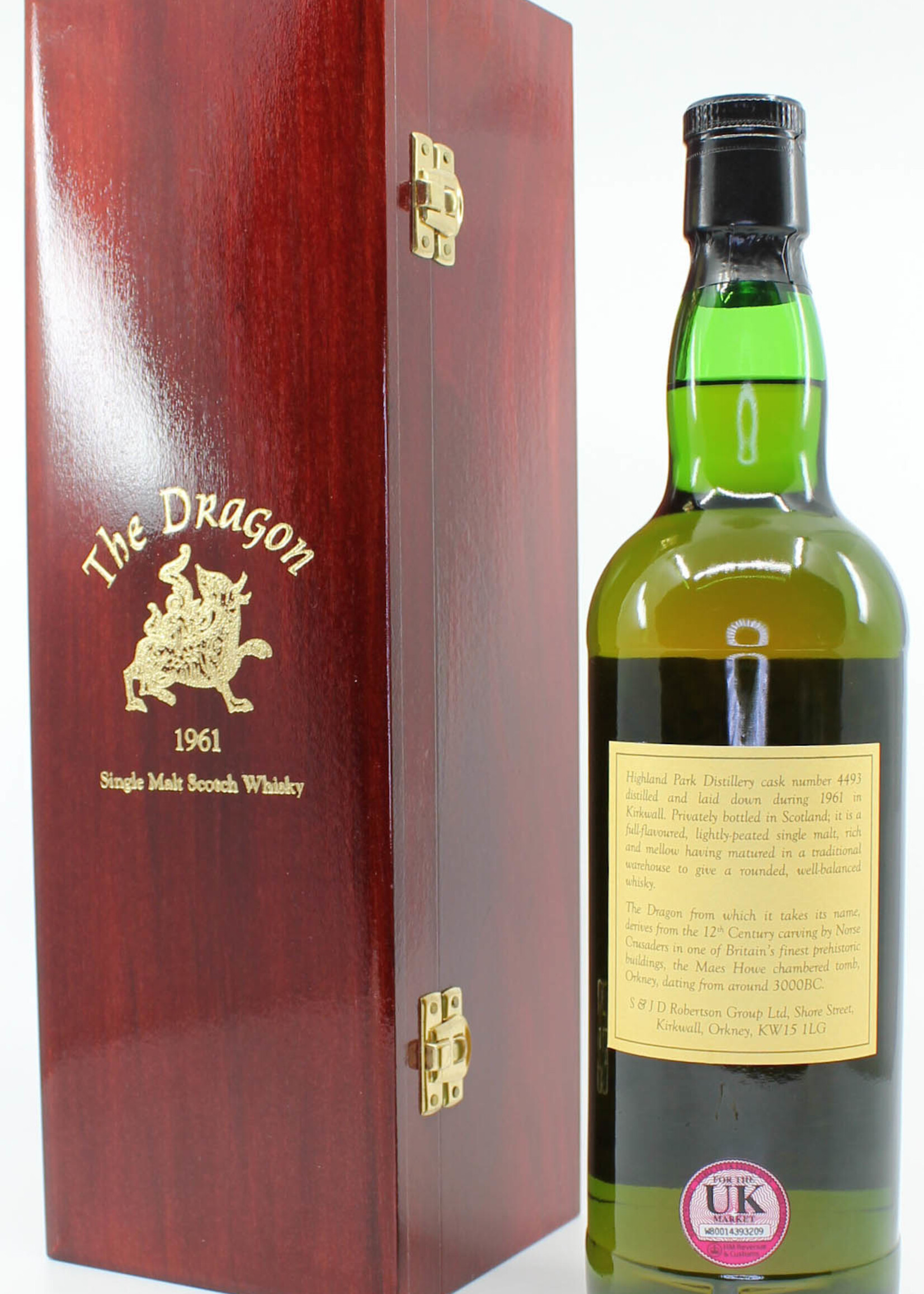 Highland Park Highland Park 36 Years 1961 1997 The Dragon - Robertson of Kirkwall 48.1%