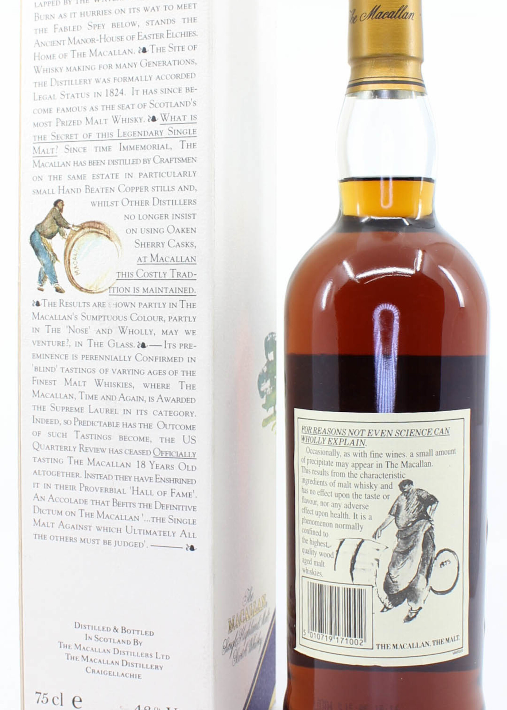 The Macallan Macallan 18 Years Old 1978 1996 Sherry Wood 43% (750 ml)