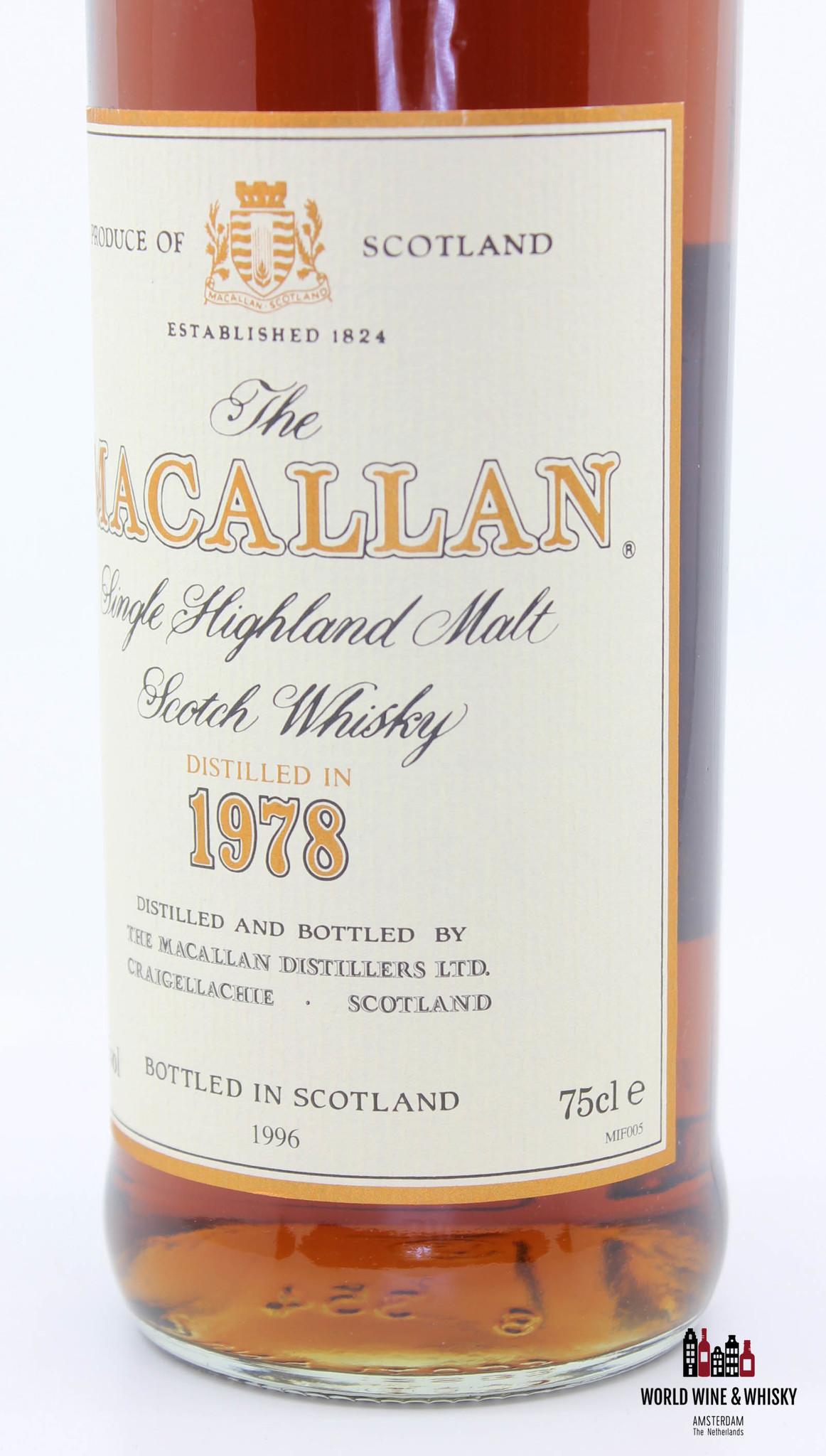 The Macallan 18 Years Old 1978 1996 Sherry Wood 43% (750 ml The Macallan 18 Years Old 1978 1996 Sherry Wood 43% (750 ml