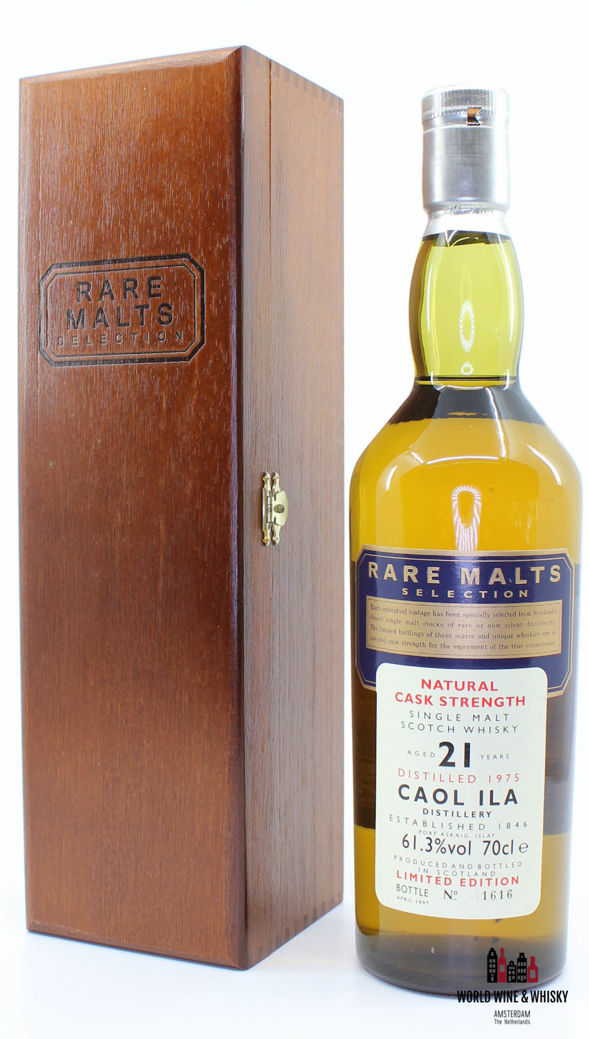 Caol Ila Caol Ila 21 Years Old 1975 1997 Rare Malts Selection 61.3% (in wooden box)