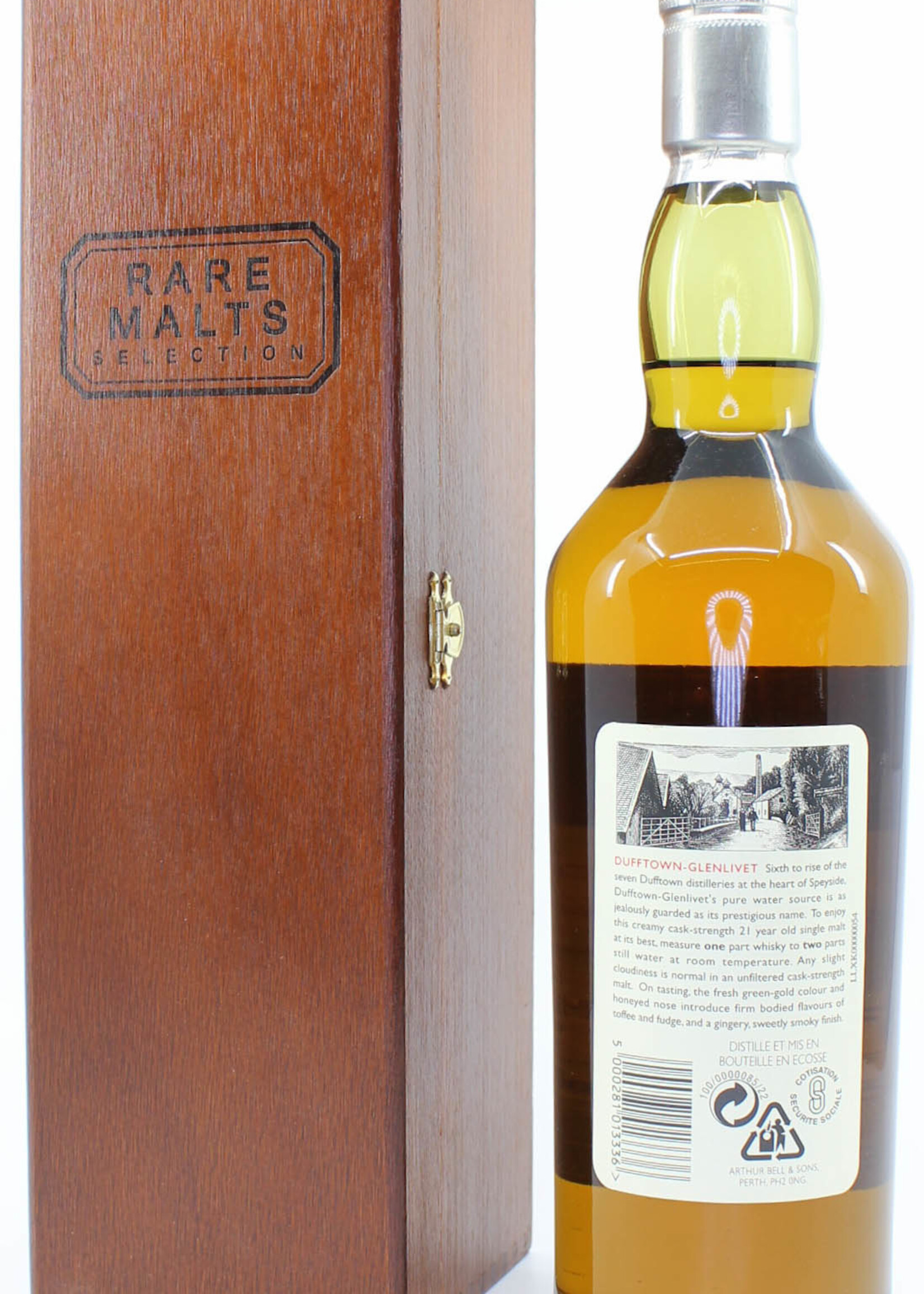 Dufftown Dufftown-Glenlivet 21 Years Old 1975 1997 Rare Malts Selection 54.8% (in wooden box)