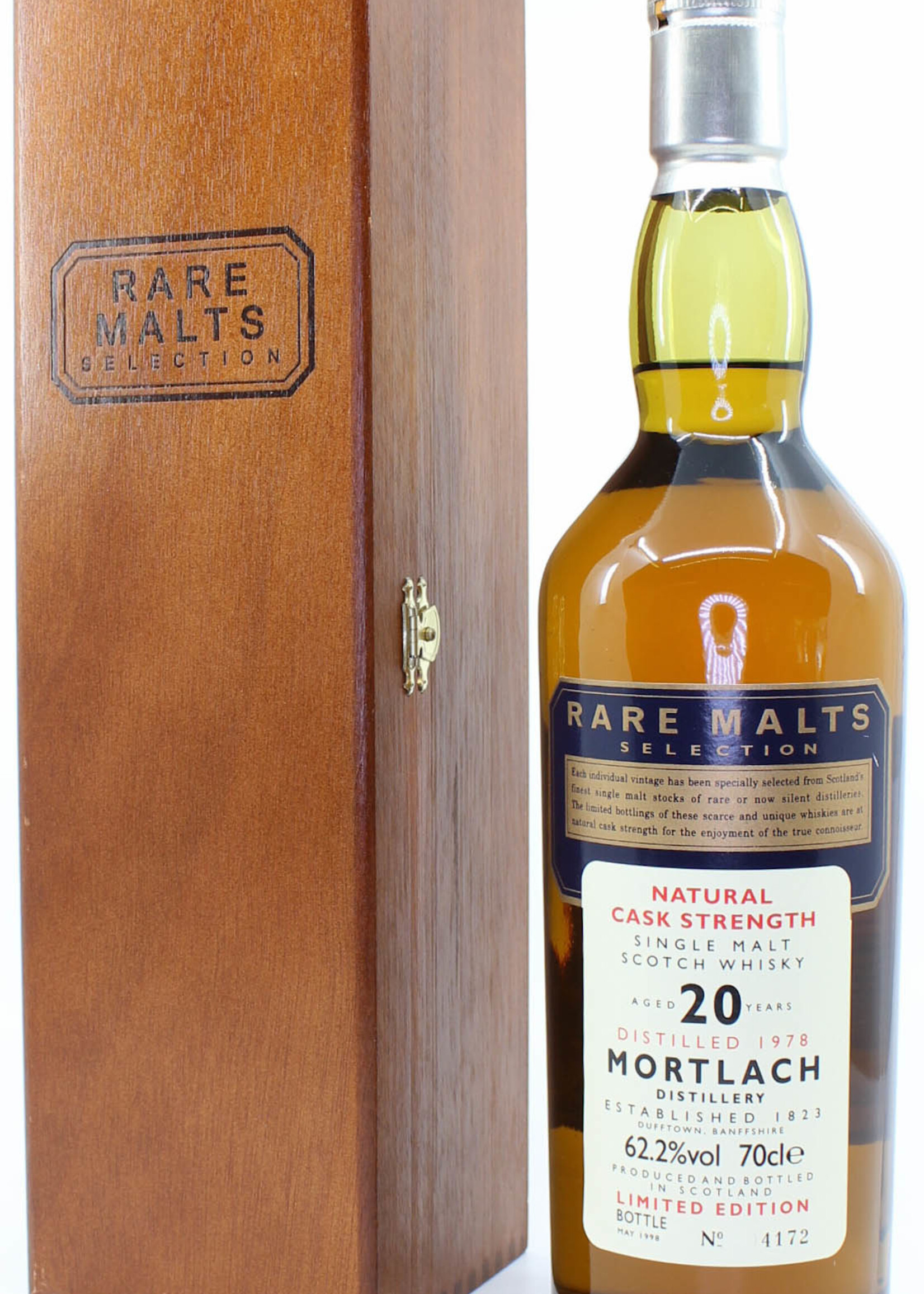 Mortlach Mortlach 20 Years Old 1978 1998 Rare Malts Selection 62.2% (in wooden box)