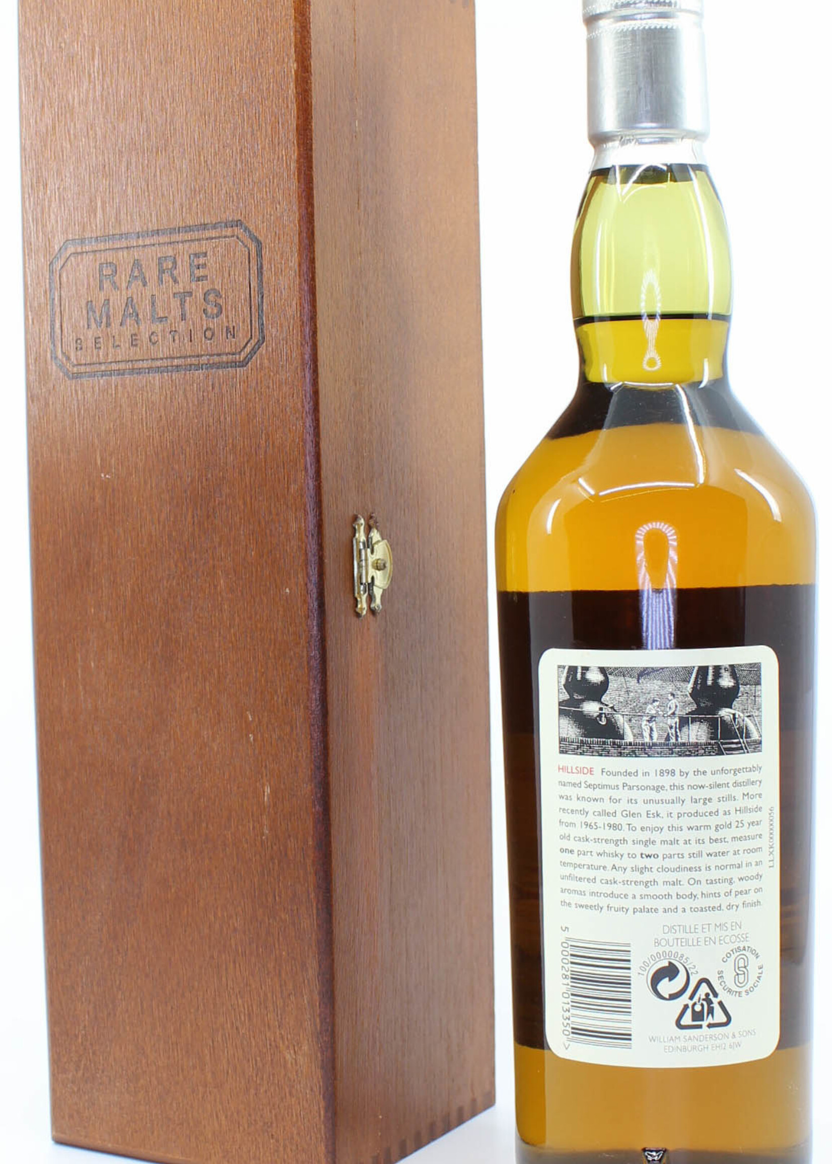 Hillside Hillside 25 Years Old 1971 1997 Rare Malts Selection 62.0% (in wooden box)