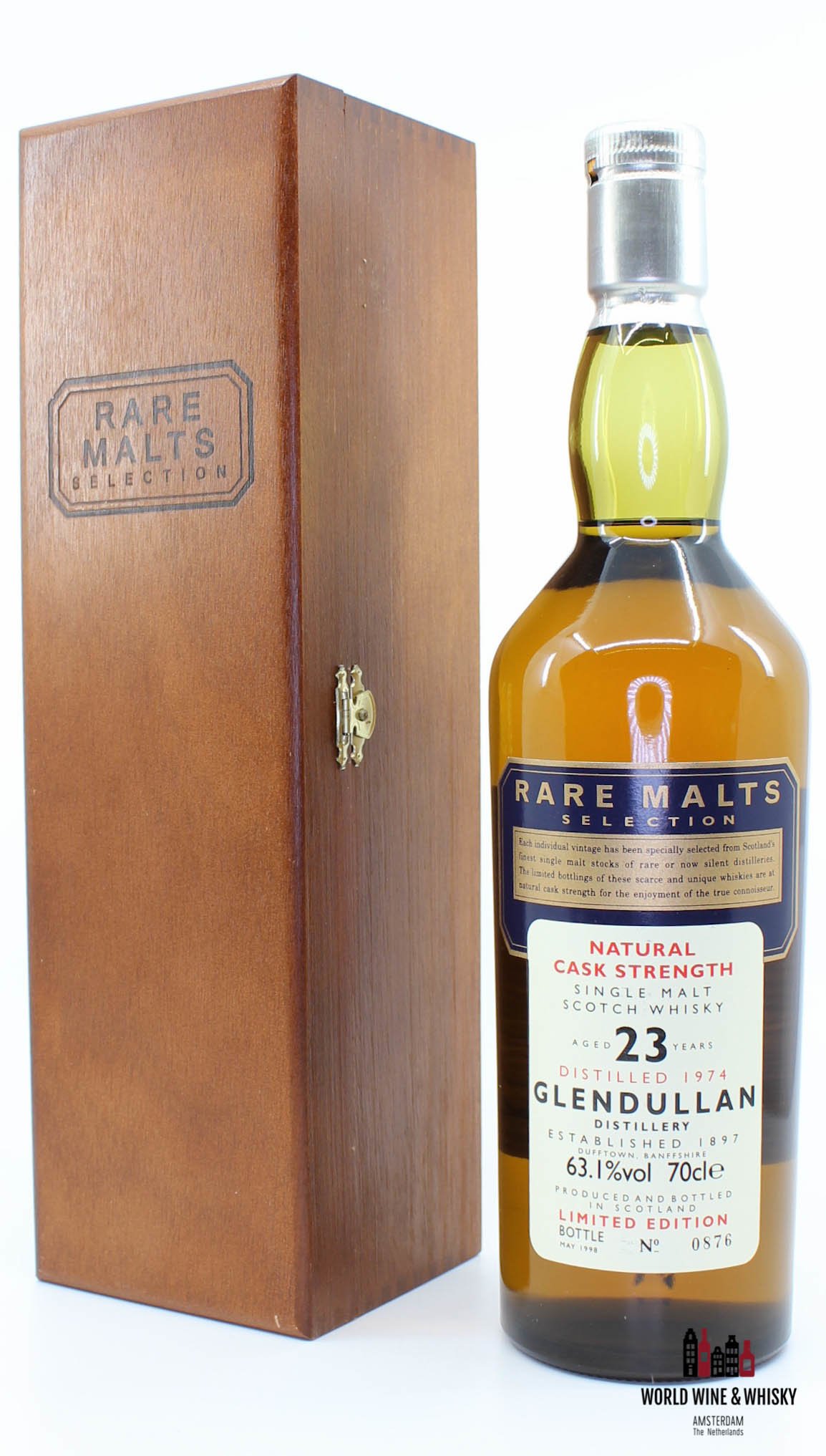 Glendullan Glendullan 23 Years Old 1974 1998 Rare Malts Selection 63.1% (in wooden box)