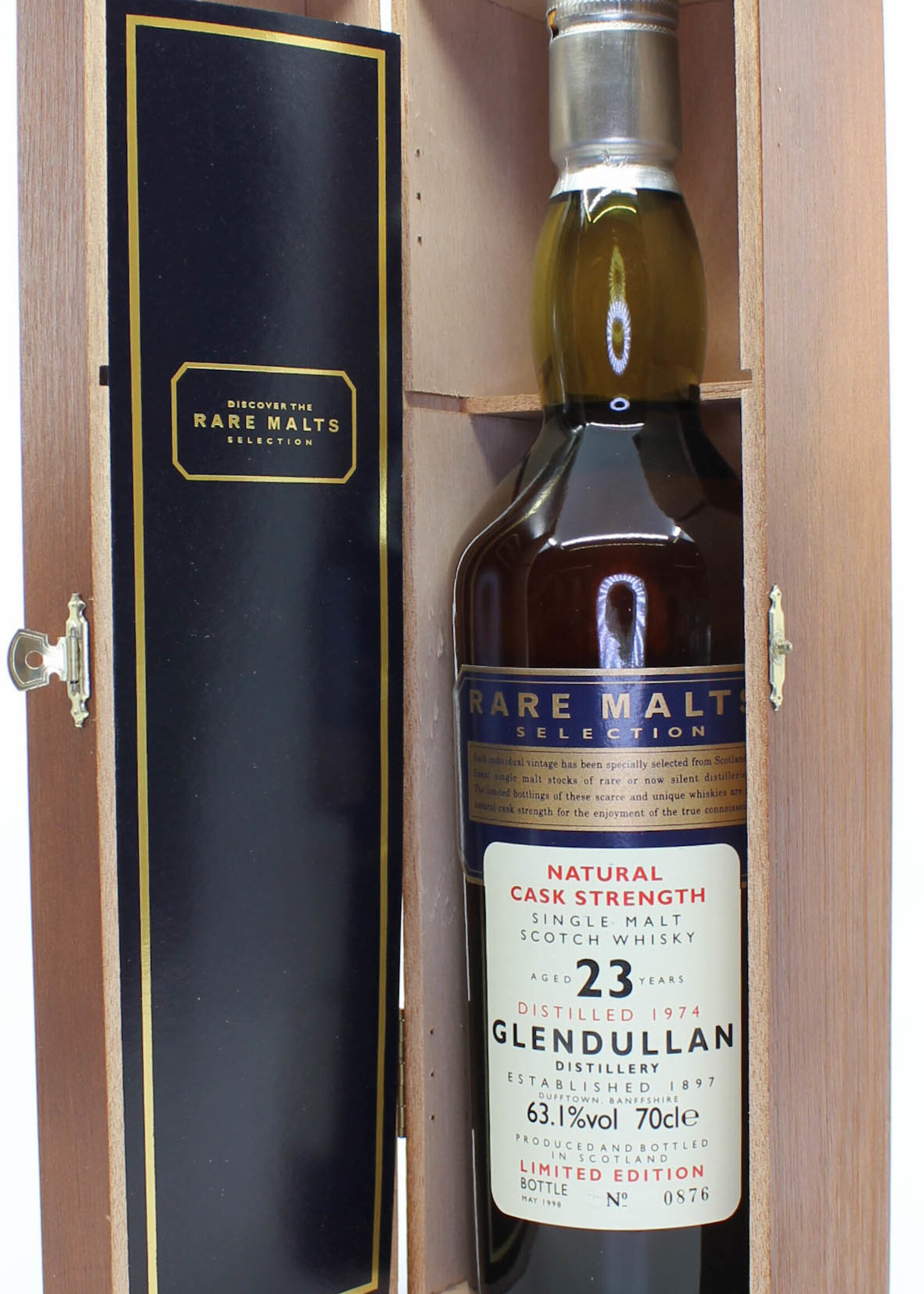 Glendullan Glendullan 23 Years Old 1974 1998 Rare Malts Selection 63.1% (in wooden box)